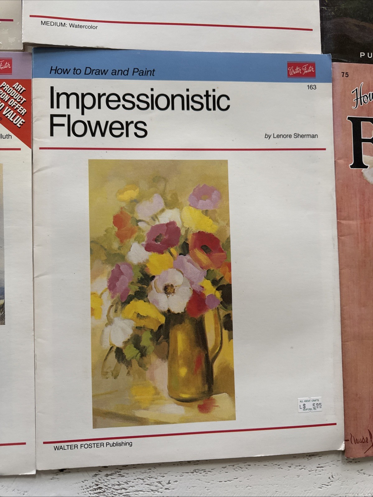 Lot of 10 Walter T Foster Art Books Painting Watercolor Oil Flowers Seascapes