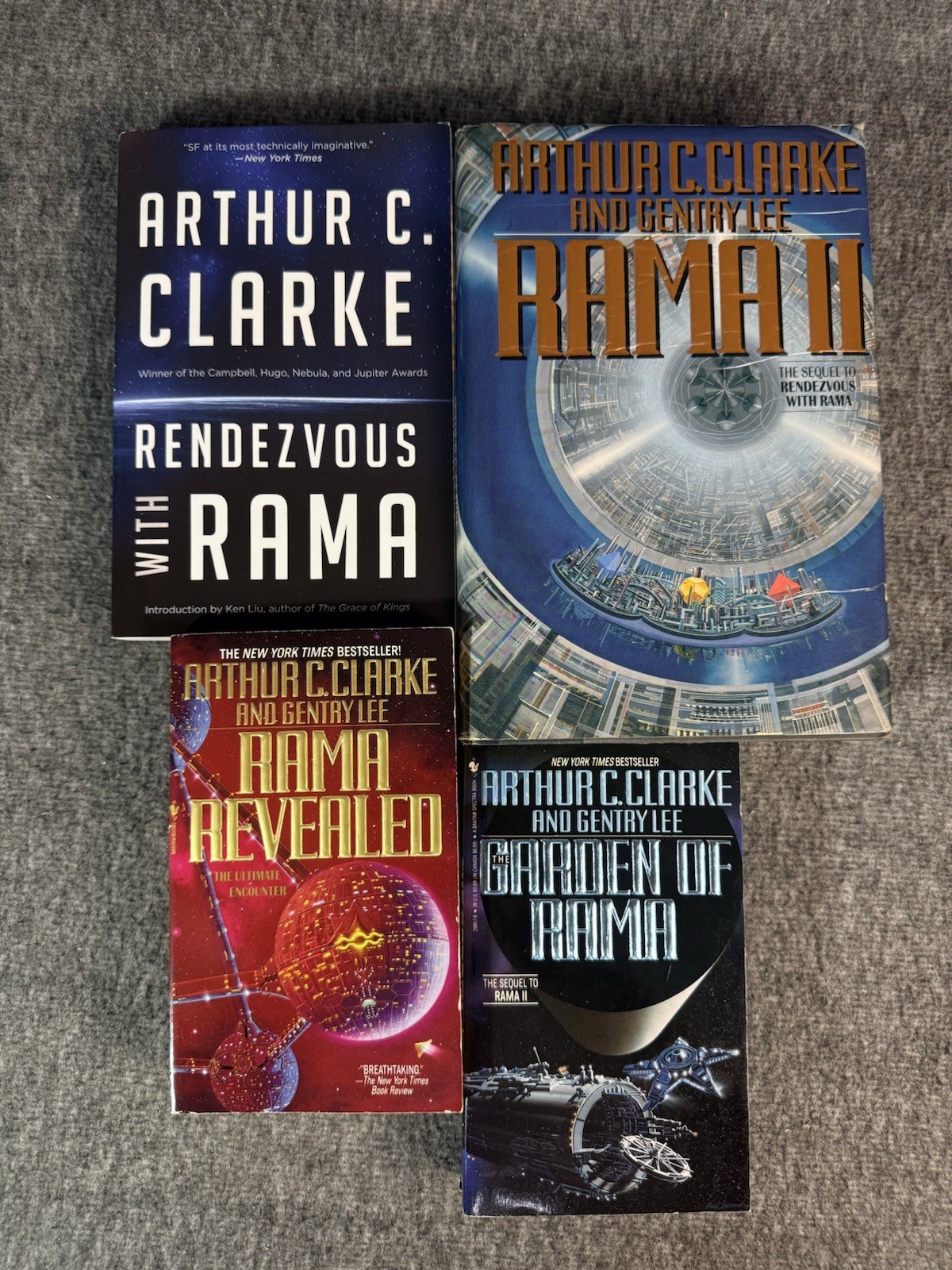 Arthur C. Clarke 15 Book Lot Rama Odyssey Childhood’s End Sentinel Sci-Fi HC PB