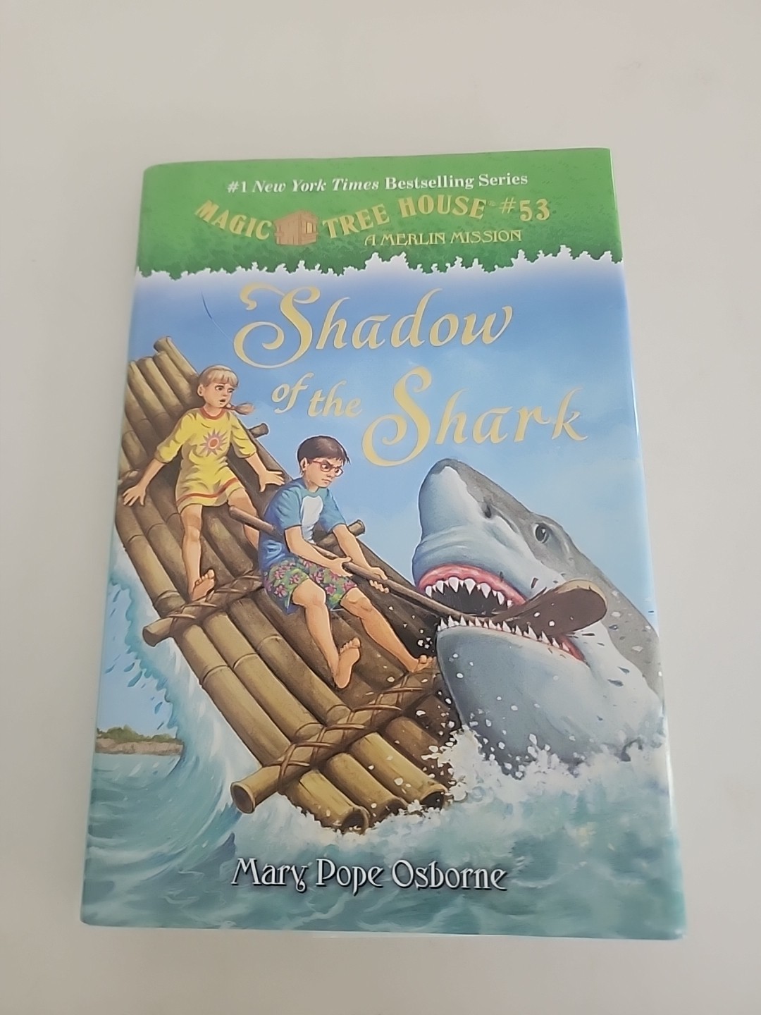 Shadow of the Shark by Mary Pope Osborne (2015, Hardcover)