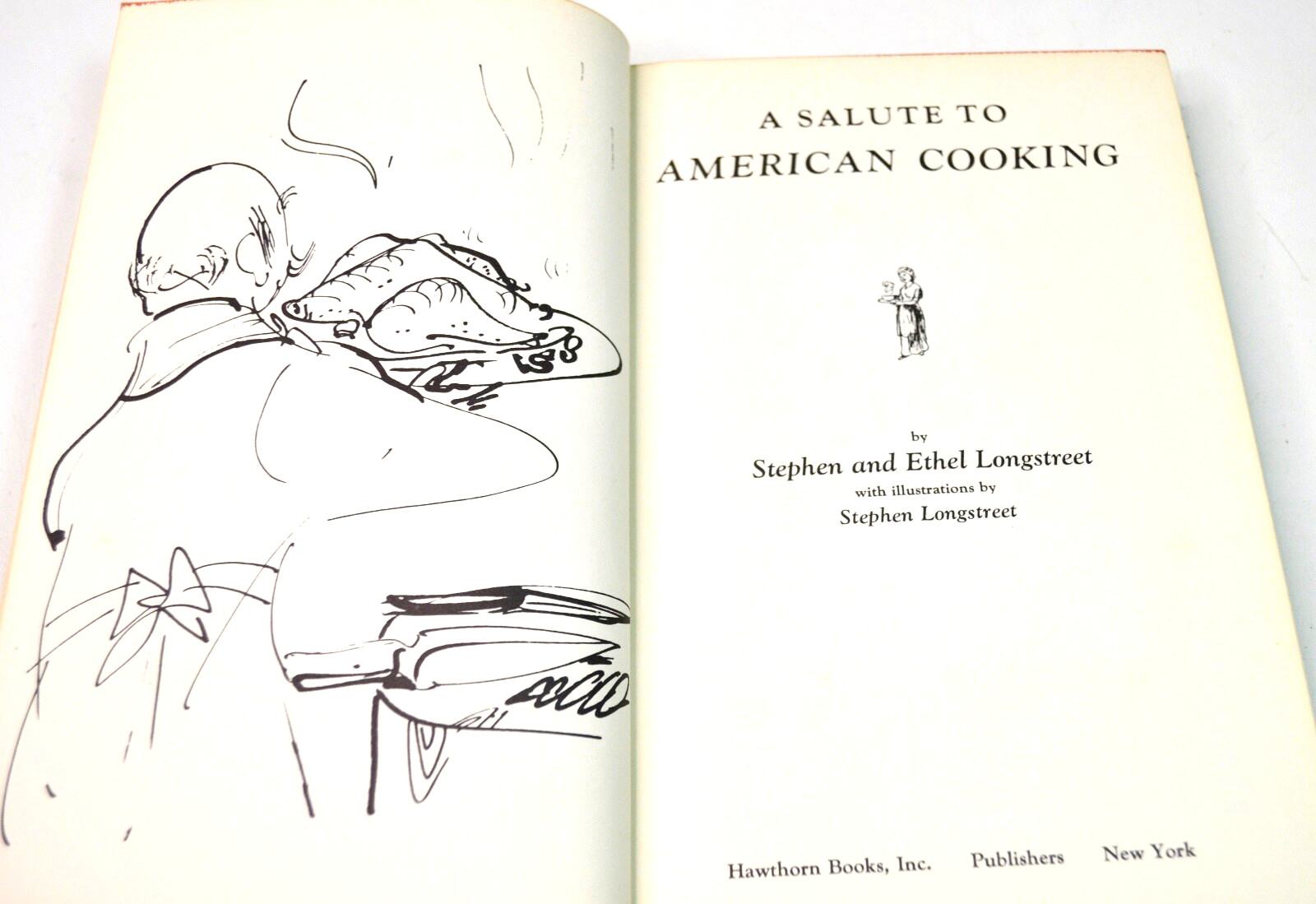 Vtg 1968 HC Cookbook A Salute to American Cooking Longstreet Regional Recipes