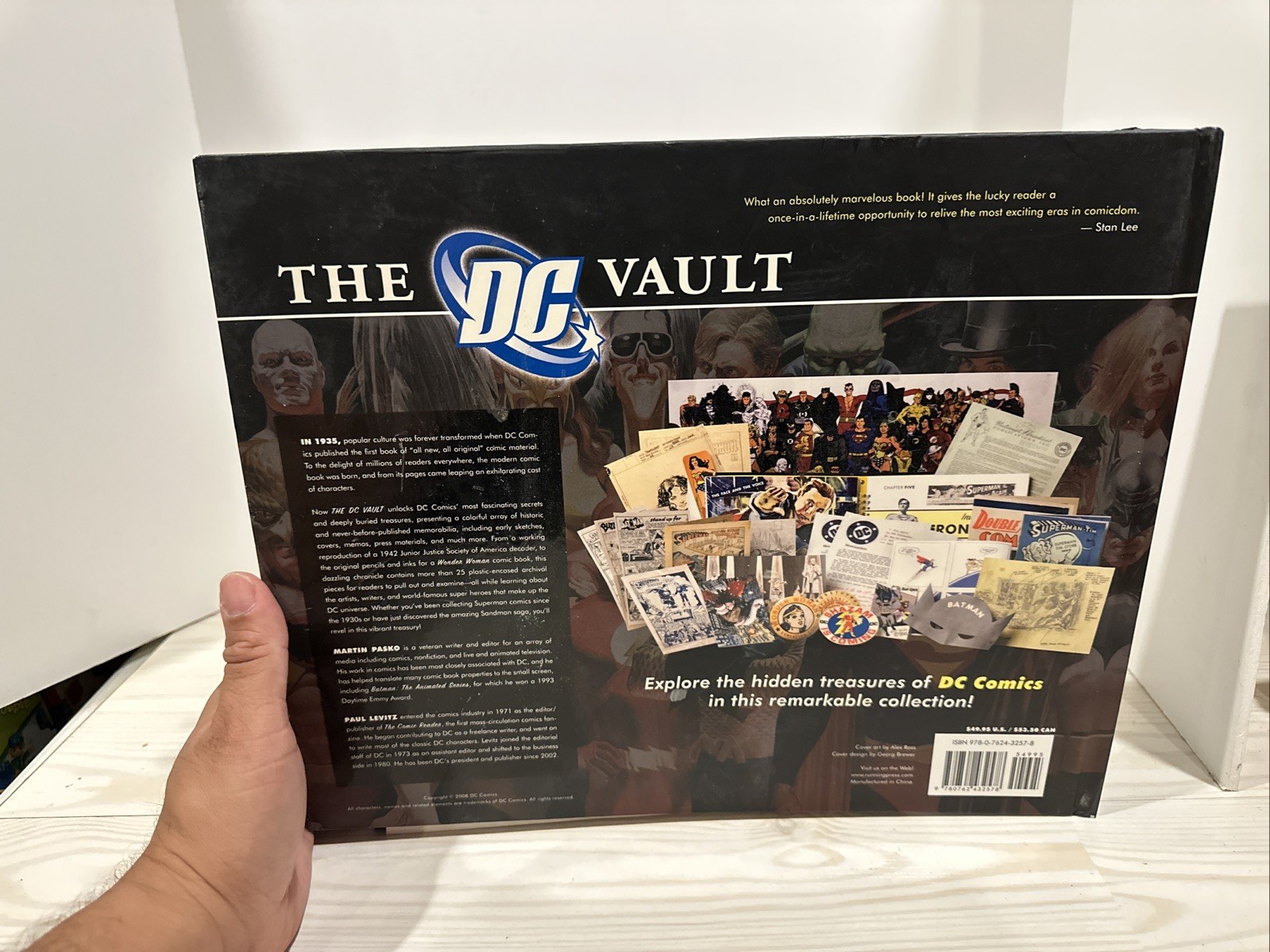 The DC Vault: A Museum-in-a-Book with Rare Collectibles from the DC Universe