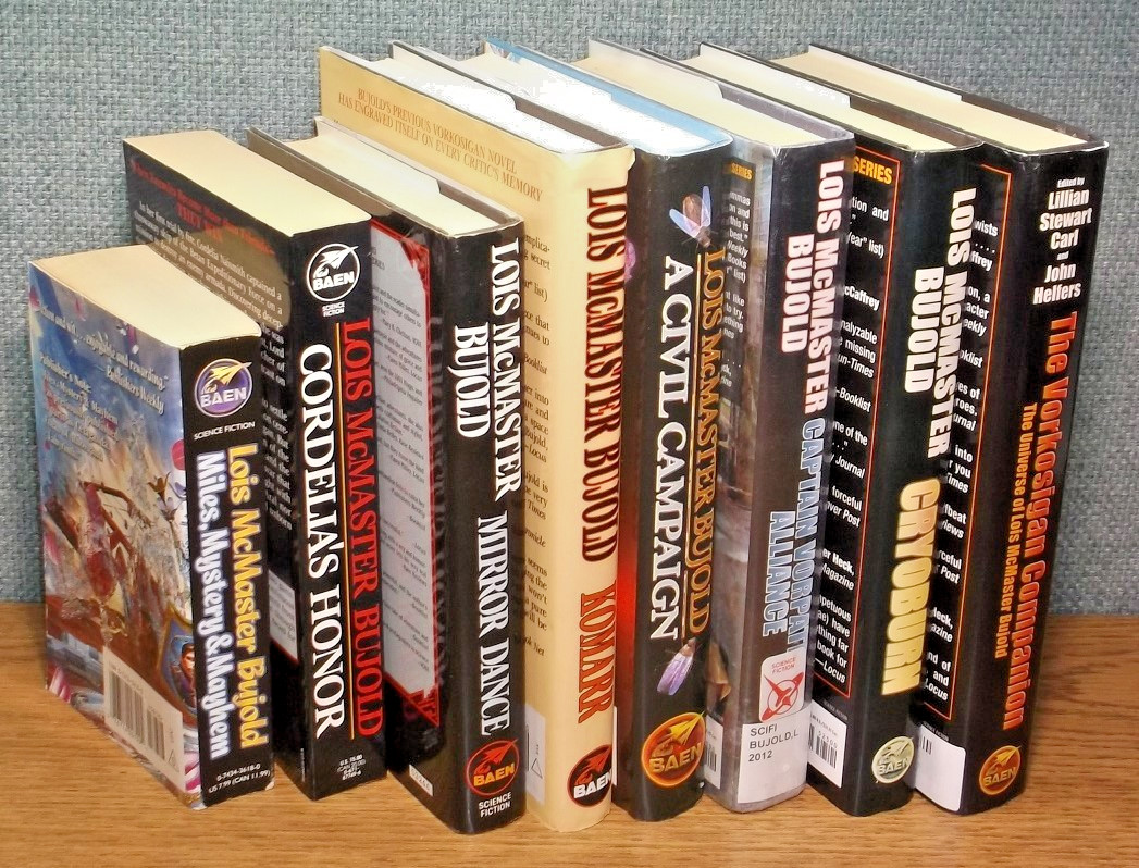 LOT Lois McMaster Bujold🔥VORKOSIGAN w/CD🔥 Shards of Honor Barrayar Komarr Cryo