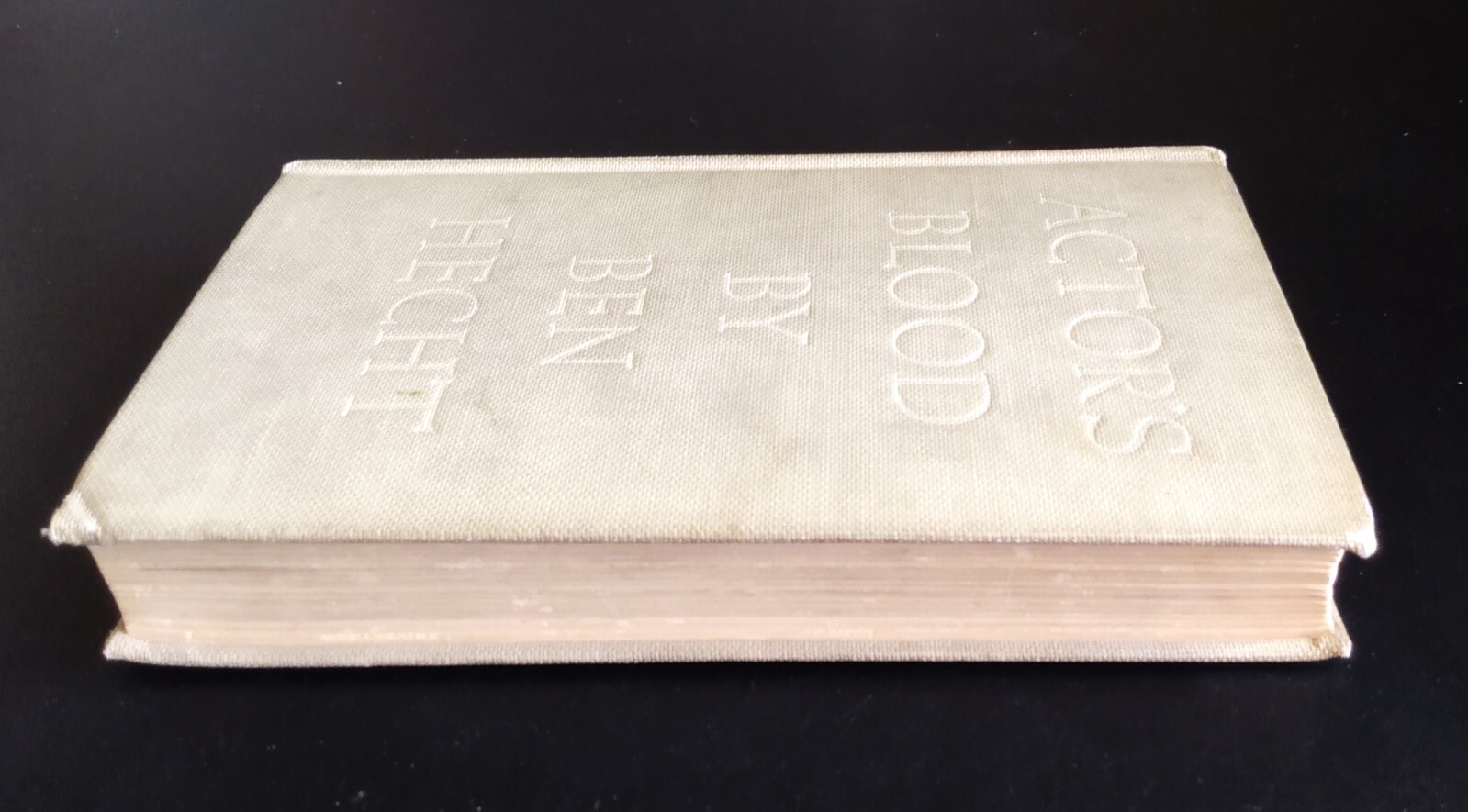 ACTOR’S BLOOD – Ben Hecht (Hard Cover) 1936 Covici Friede Publishers