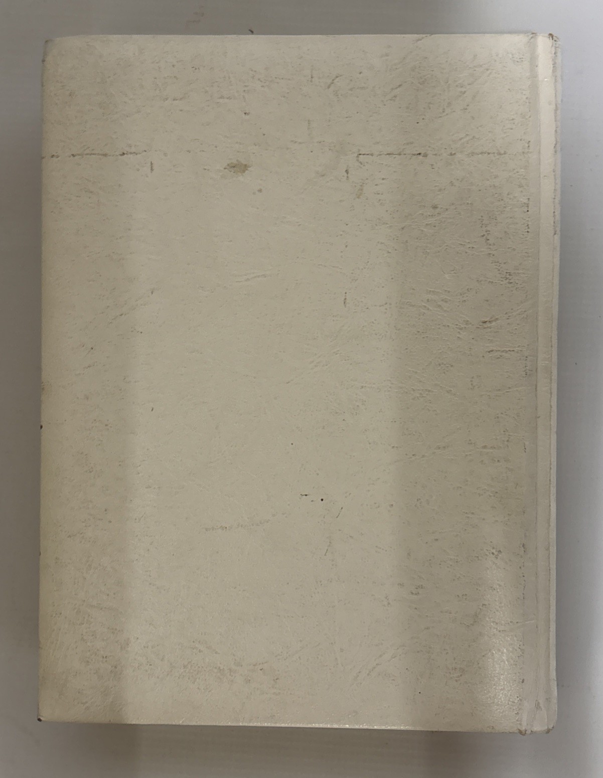 vintage large white-and-gold Family Bible, King James Version