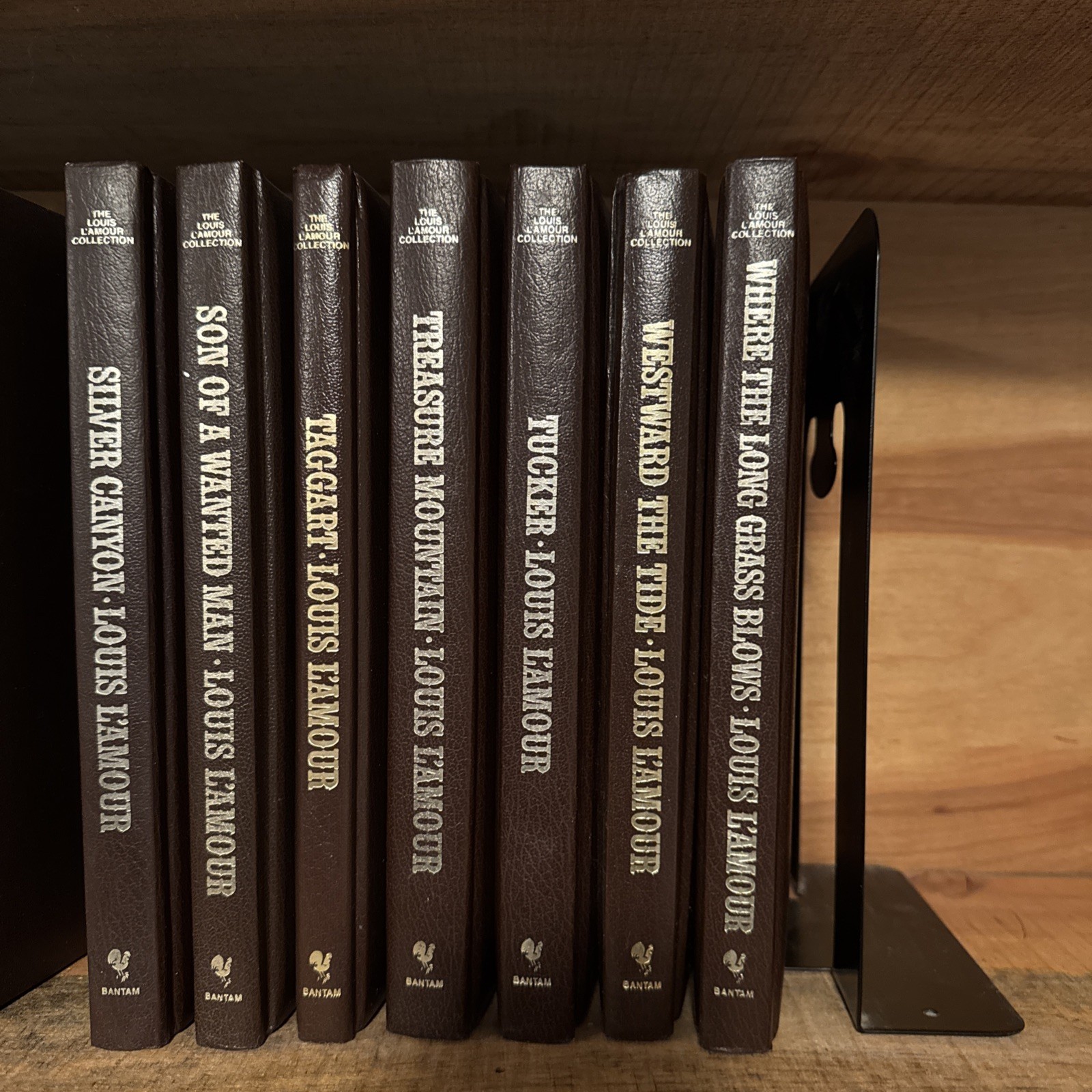 Louis L’Amour Bantam 78 Leatherette Western Novels Short Stories Will Separate