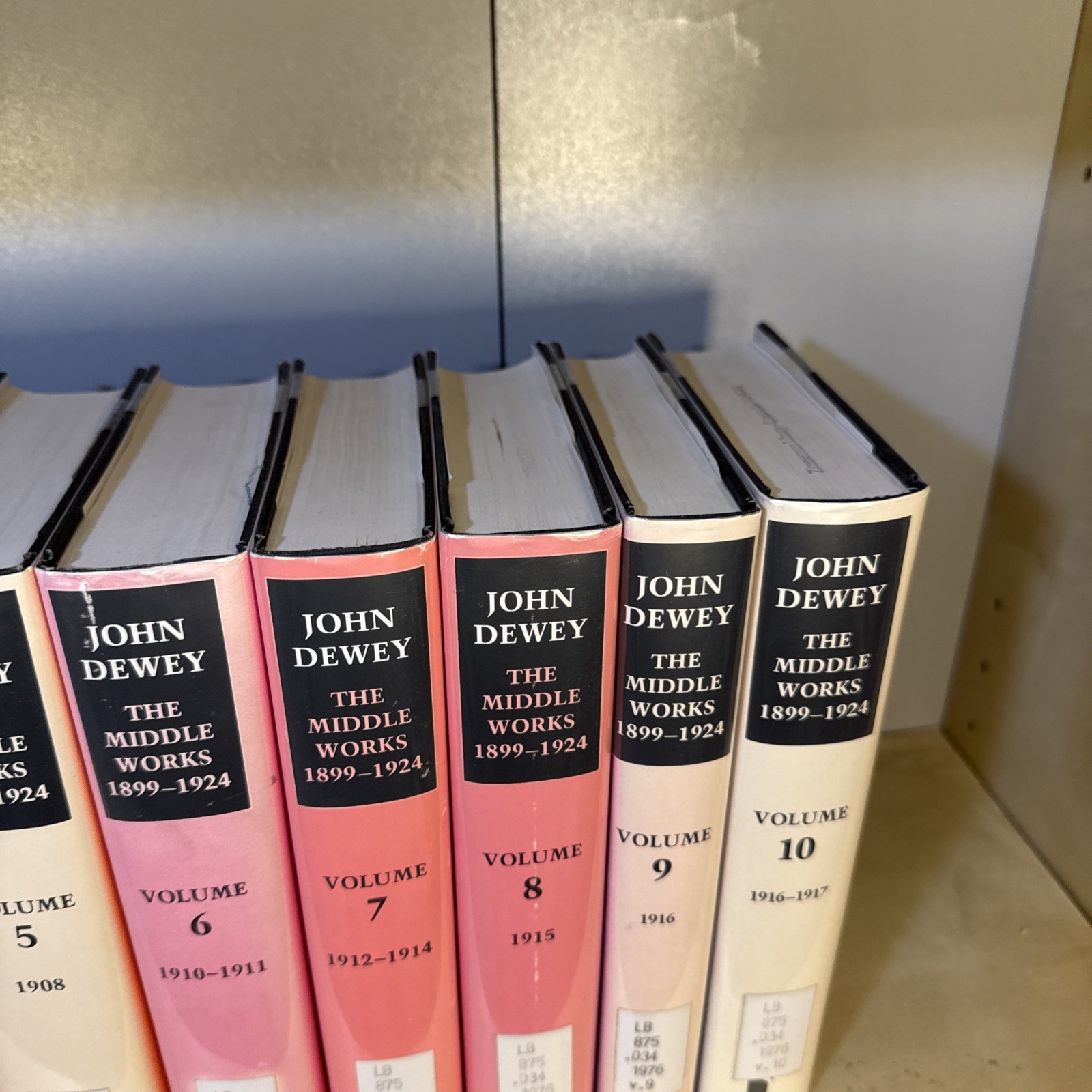John Dewey – The Middle Works 1899-1924 (10-Volume Complete Set)