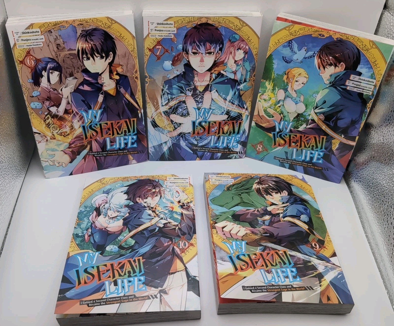 My Isekai Life Vol 1-10 English Manga Set Square Enix Shinkoshoto