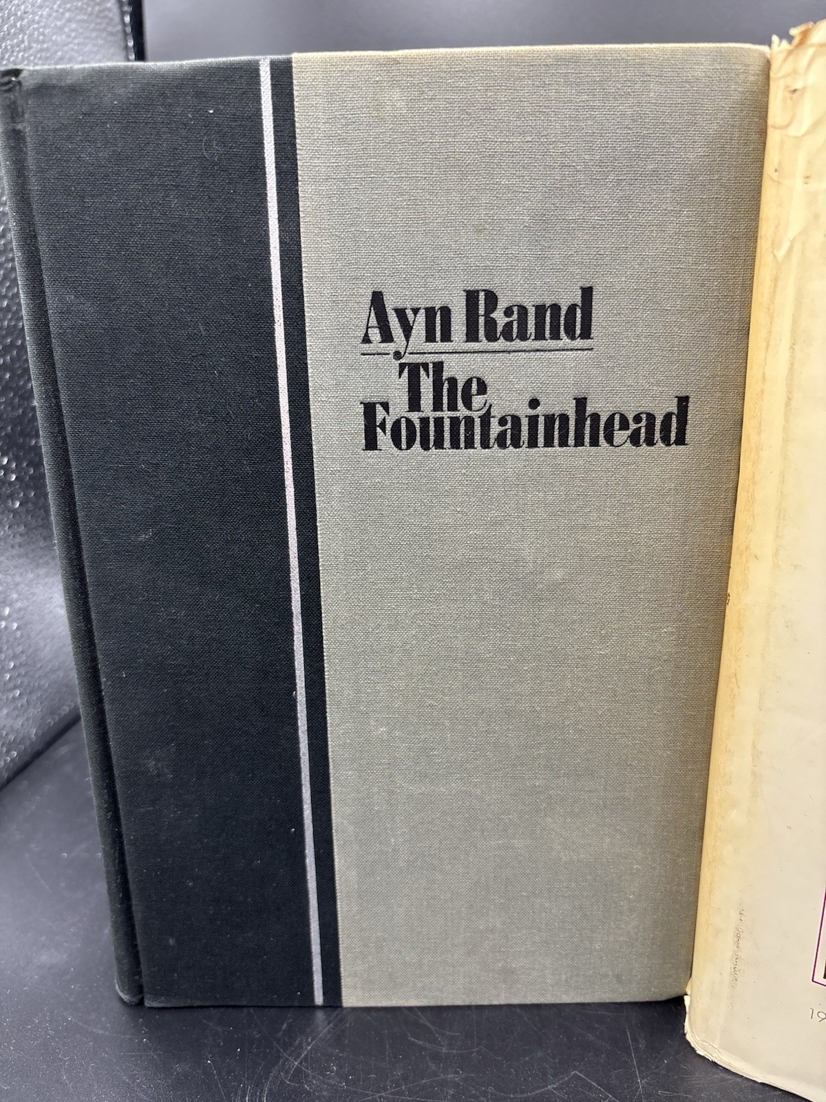 The Fountainhead by Ayn Rand 25th Anniversary Edition 1968 HC ~Intro By Ayn Rand