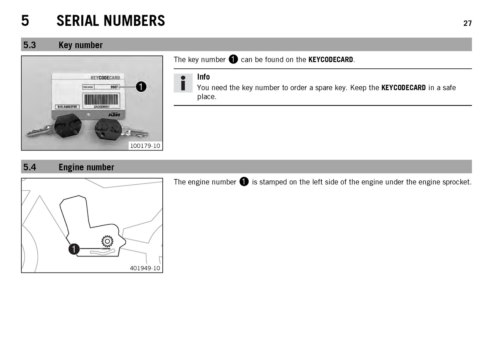 KTM 690 Enduro R USA Owners Manual 2014 – STEEL WIRE BOUND – PROTECTIVE COVERS