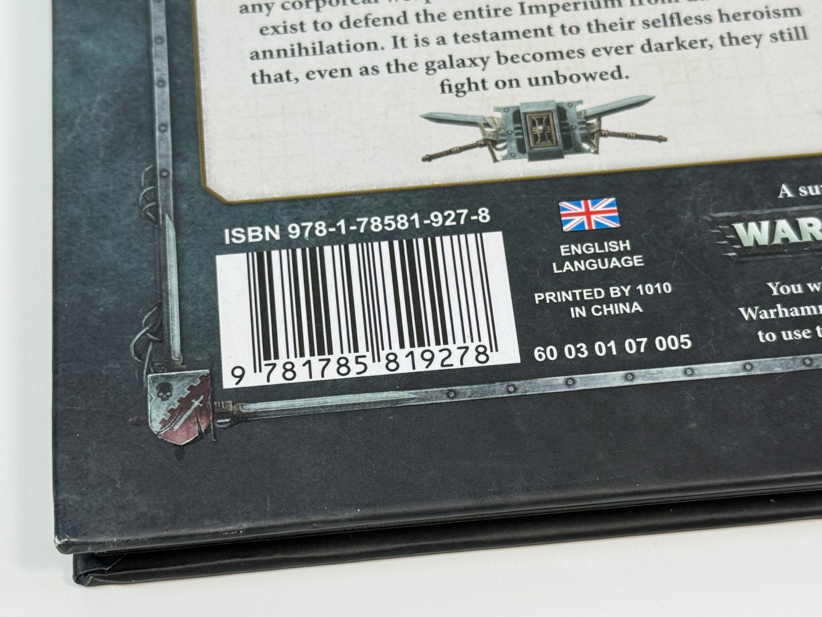 Warhammer 40,000 Codex Adeptus Astartes Grey Knights Hardcover