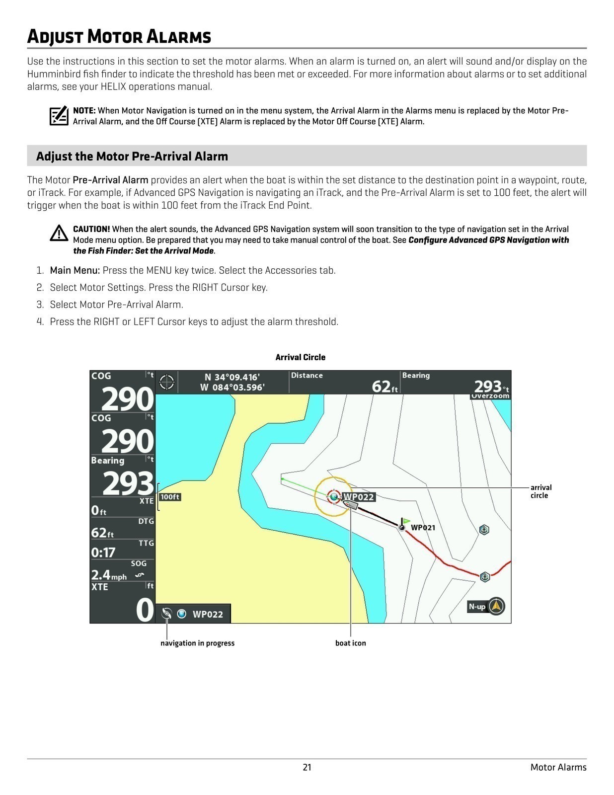 HUMMINBIRD ADVANCED GPS NAVIGATION Operators Guide Manual SECURED – FRONT & BACK