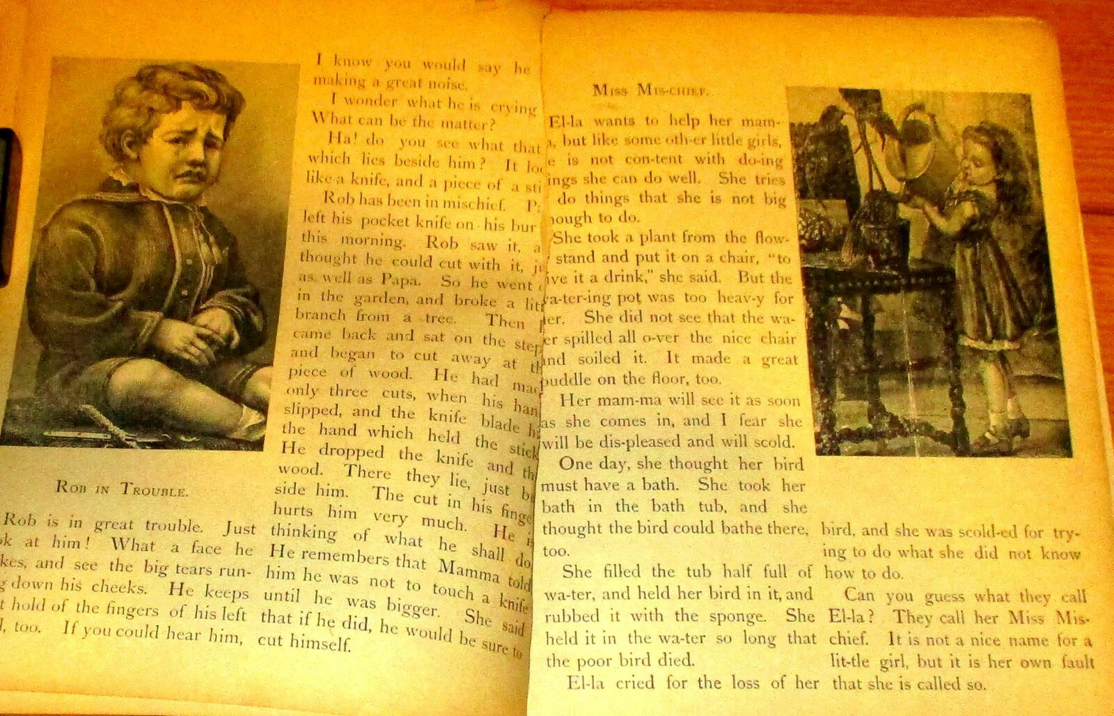Pet’s Picture Book With Pretty Stories 1897 Little Tots Series H/C 34 pages