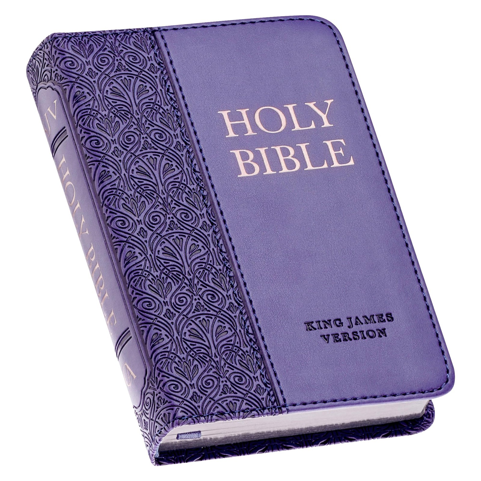 KJV Bible Print Red Letter Pocket Size Black Leathersoft