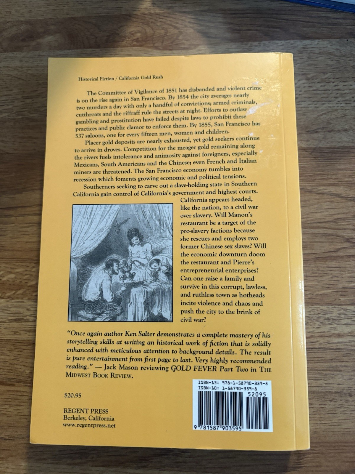 GOLD FEVER Part Three: 1853-1860 by Ken Salter….2016
