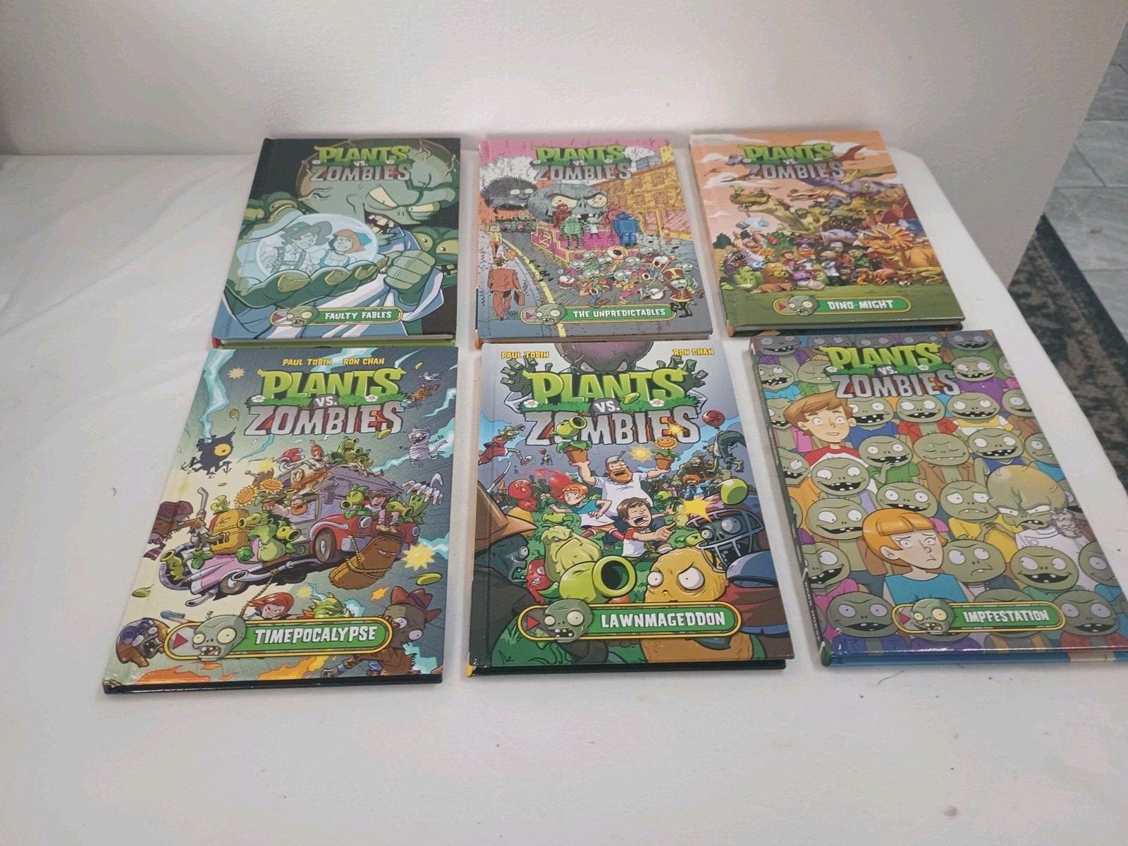 Plants vs. Zombies by Paul Tobin and Ron Chan Dark Horse Lot of 14 Hard Covers