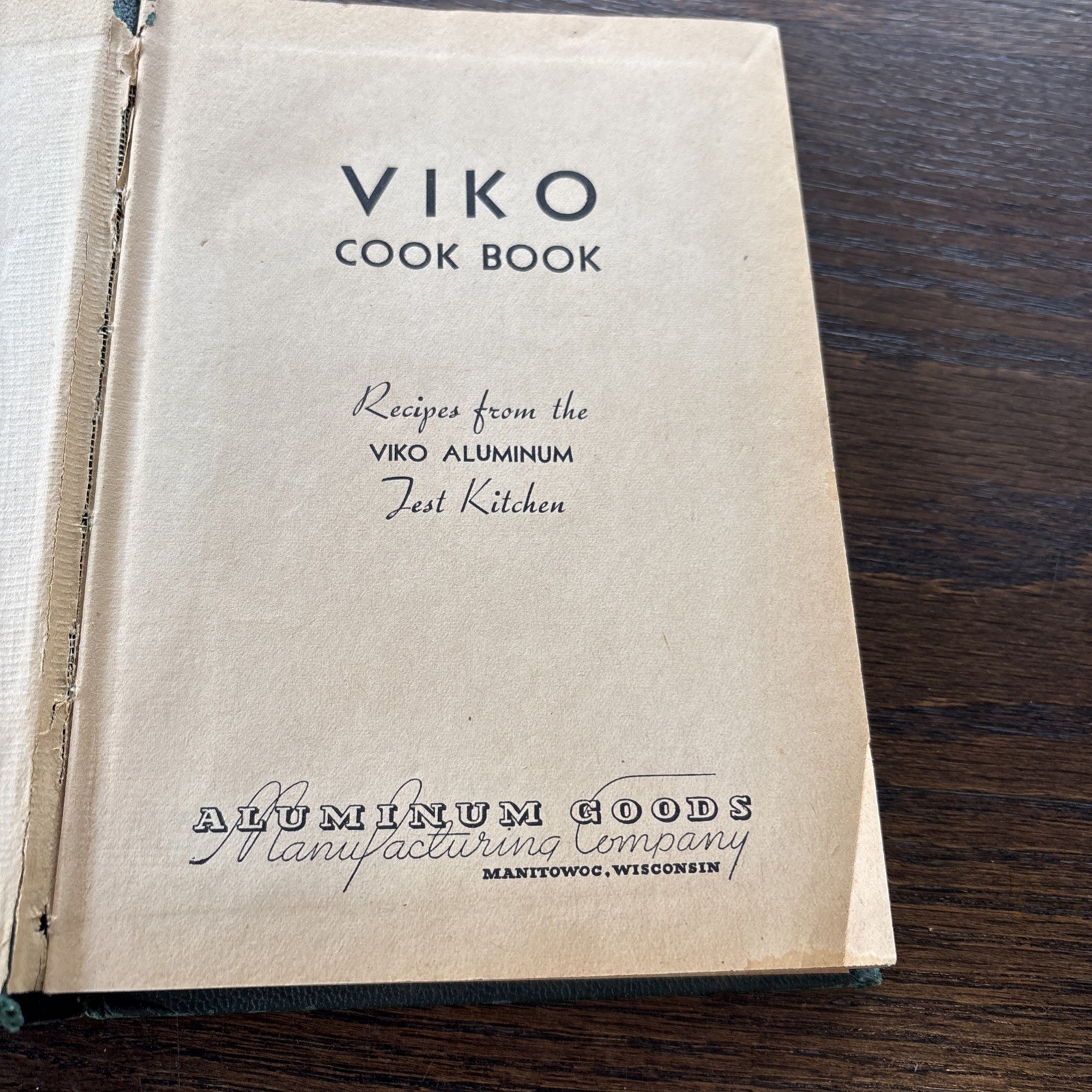 Vintage Viko Cookware Cookbook 1938 HB