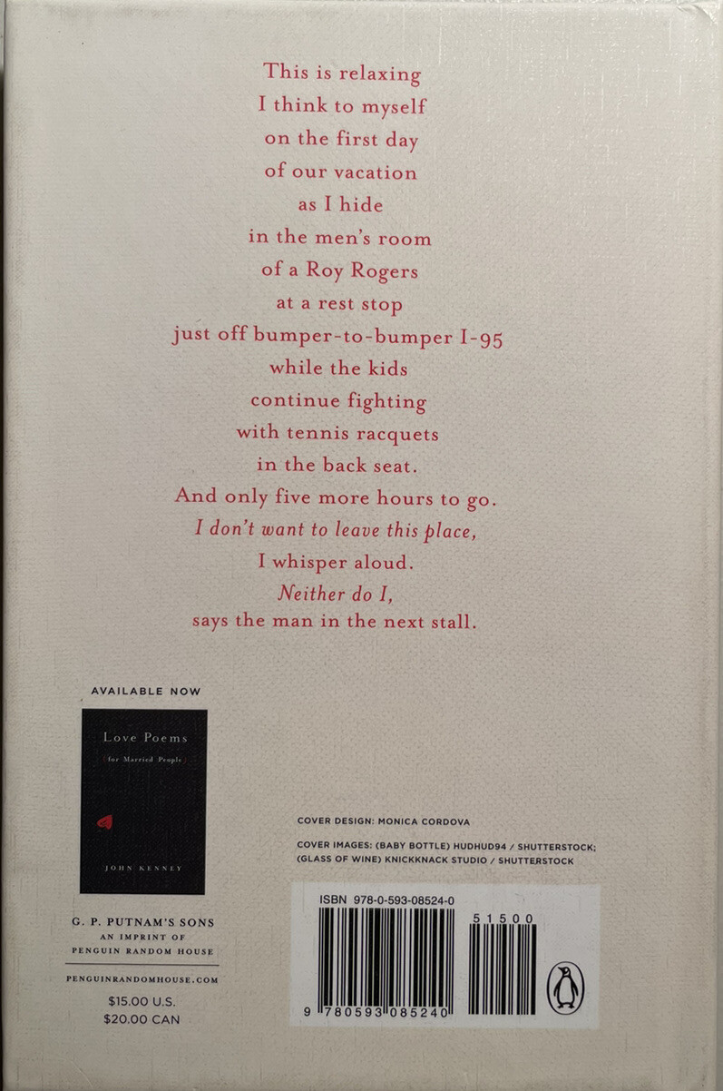 Love Poems for People with Children by John Kenney (2019, Hardcover) BRAND NEW!