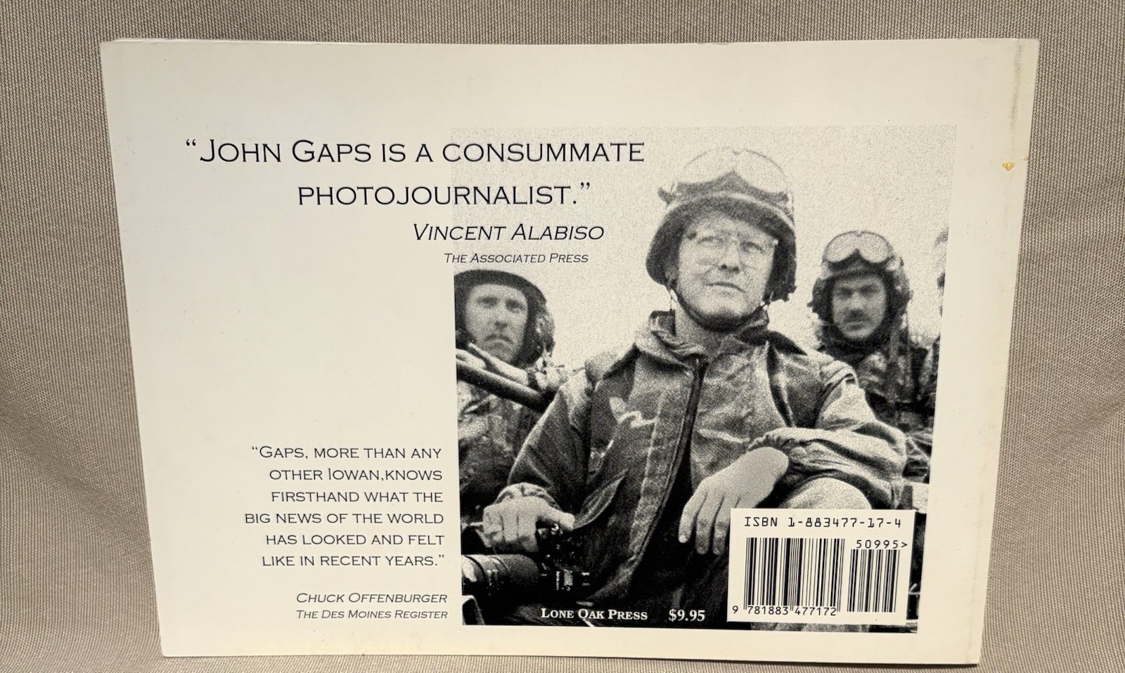 John Gaps III, GOD LEFT US ALONE HERE: A Book of War PB, 1997 86 Pages