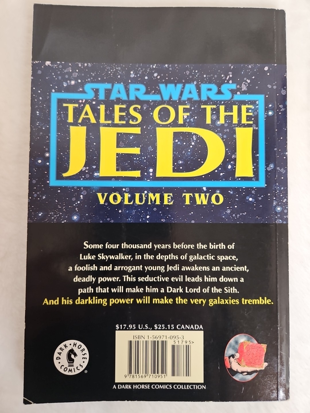 Star Wars (Dark Horse Comics) 5-Book TPB Lot, Good Condition