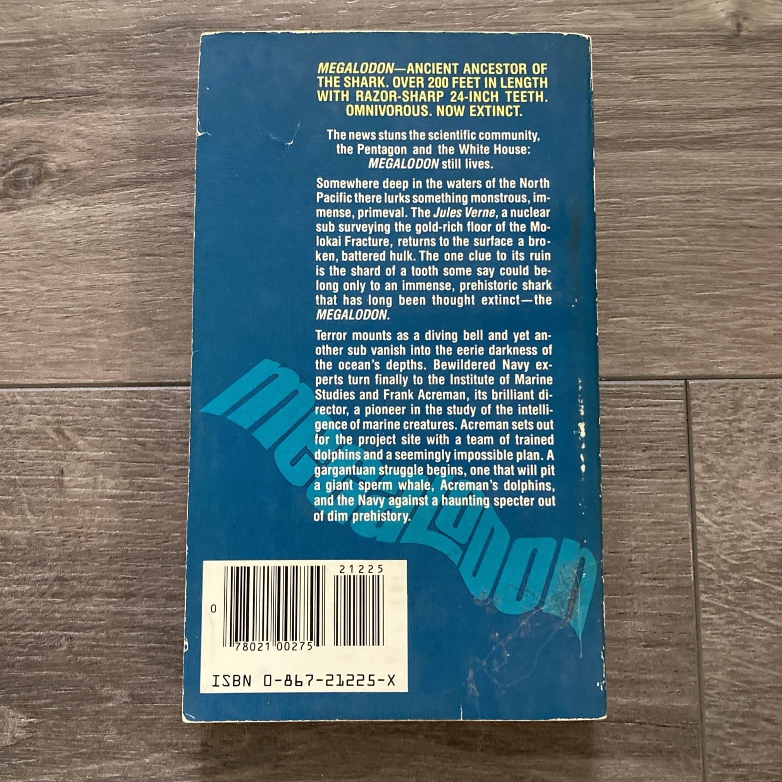 Megalodon by Robin Brown, Playboy Paperbacks Fiction 01, 1st paperback edition