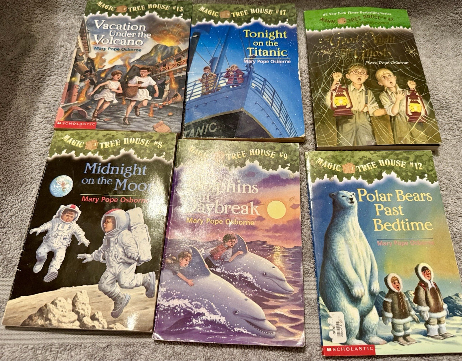 Magic Tree House Lot of 6 Mary Pope Osborne Paperback Books Kids Chapter Books