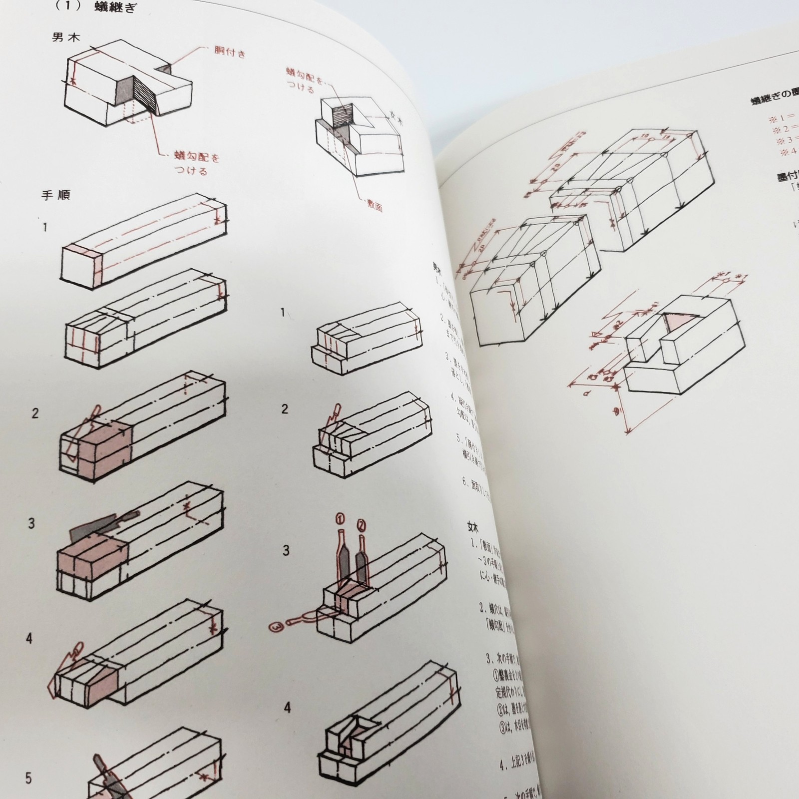 Japanese Wooden Architecture Book Traditional Joints Carpentry Kidori Sumitsuke