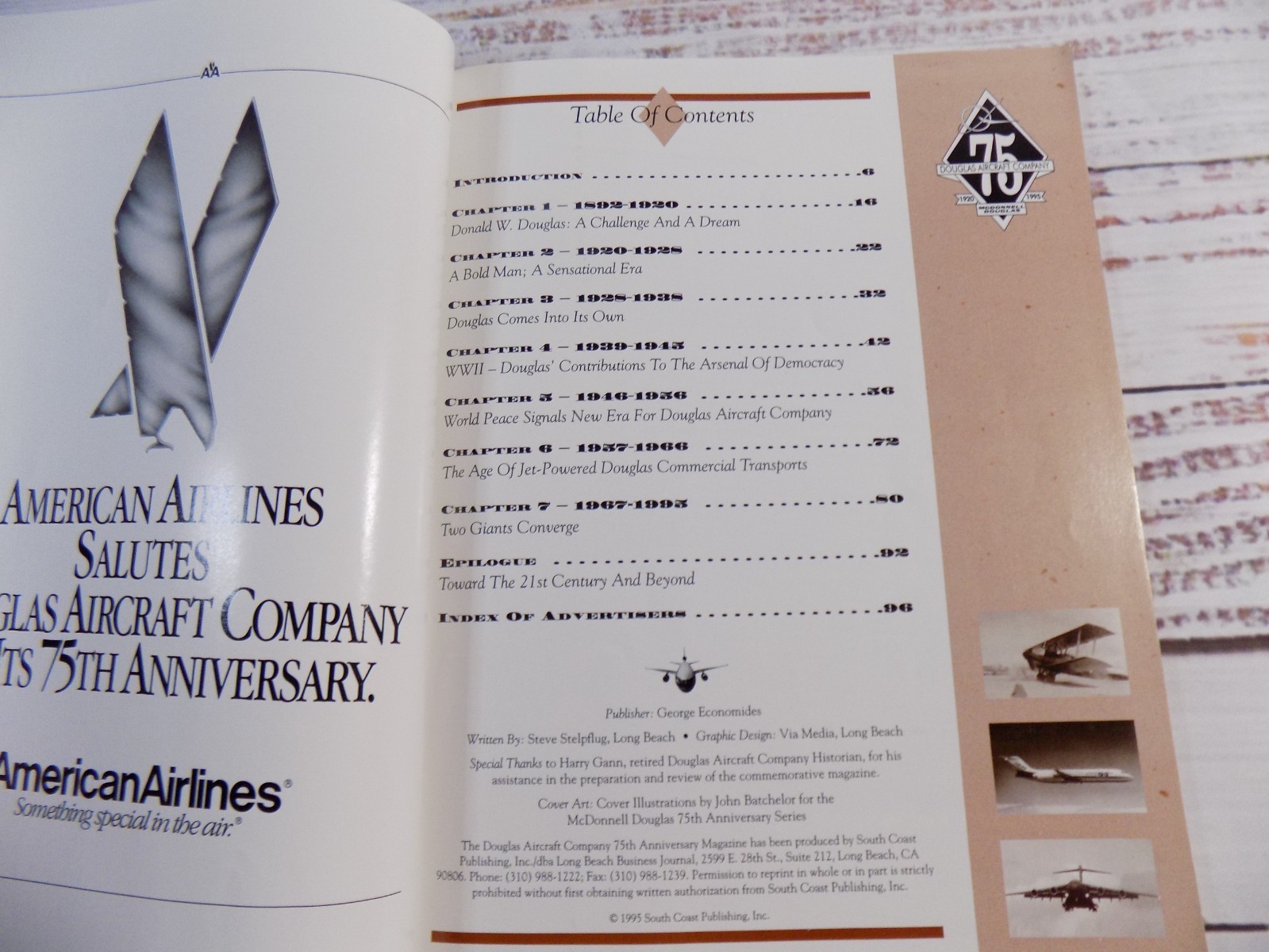 McDonnell DOUGLAS AIRCRAFT COMPANY 1st 75 Years 1995 Marketing Book Aviation
