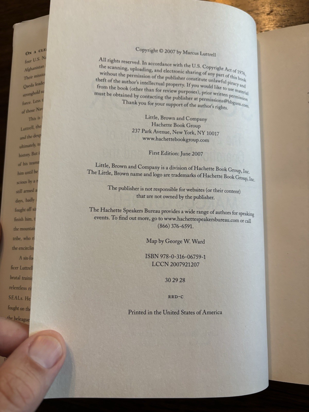 SIGNED Lone Survivor By Marcus Luttrell Later Printing 1st Edition 2012 HCDJ