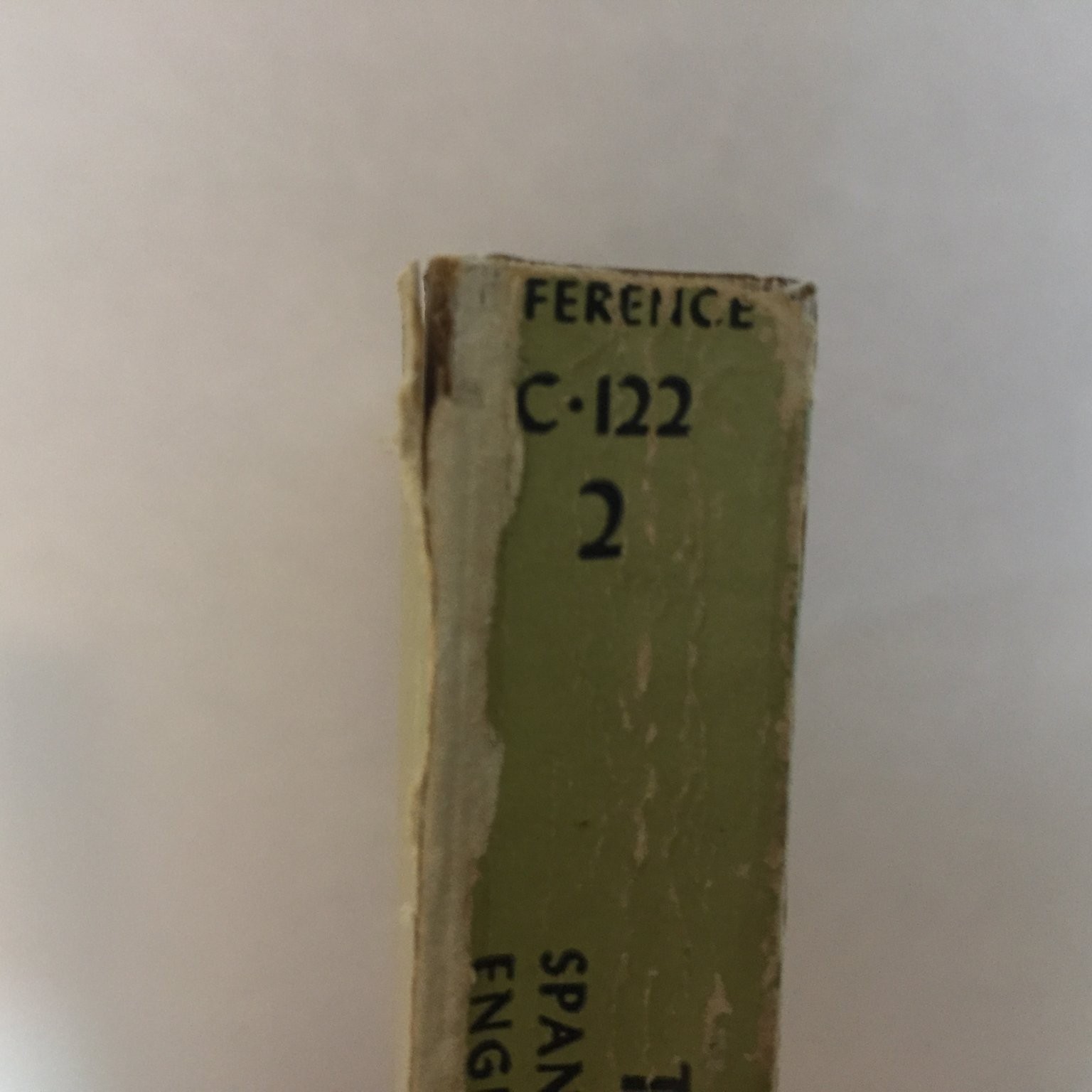 The University of Chicago Spanish-English Dictionary Castillo Bond 1959 Edition
