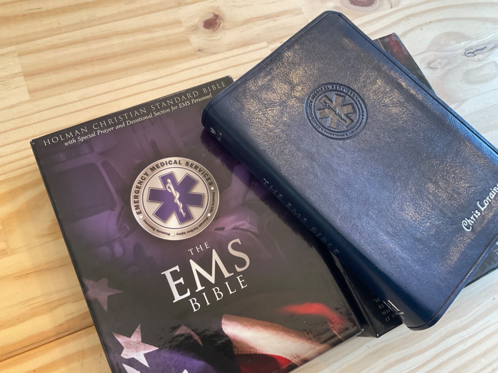 HCSB EMS Bible 2004 Holman Blue Simulated Leather