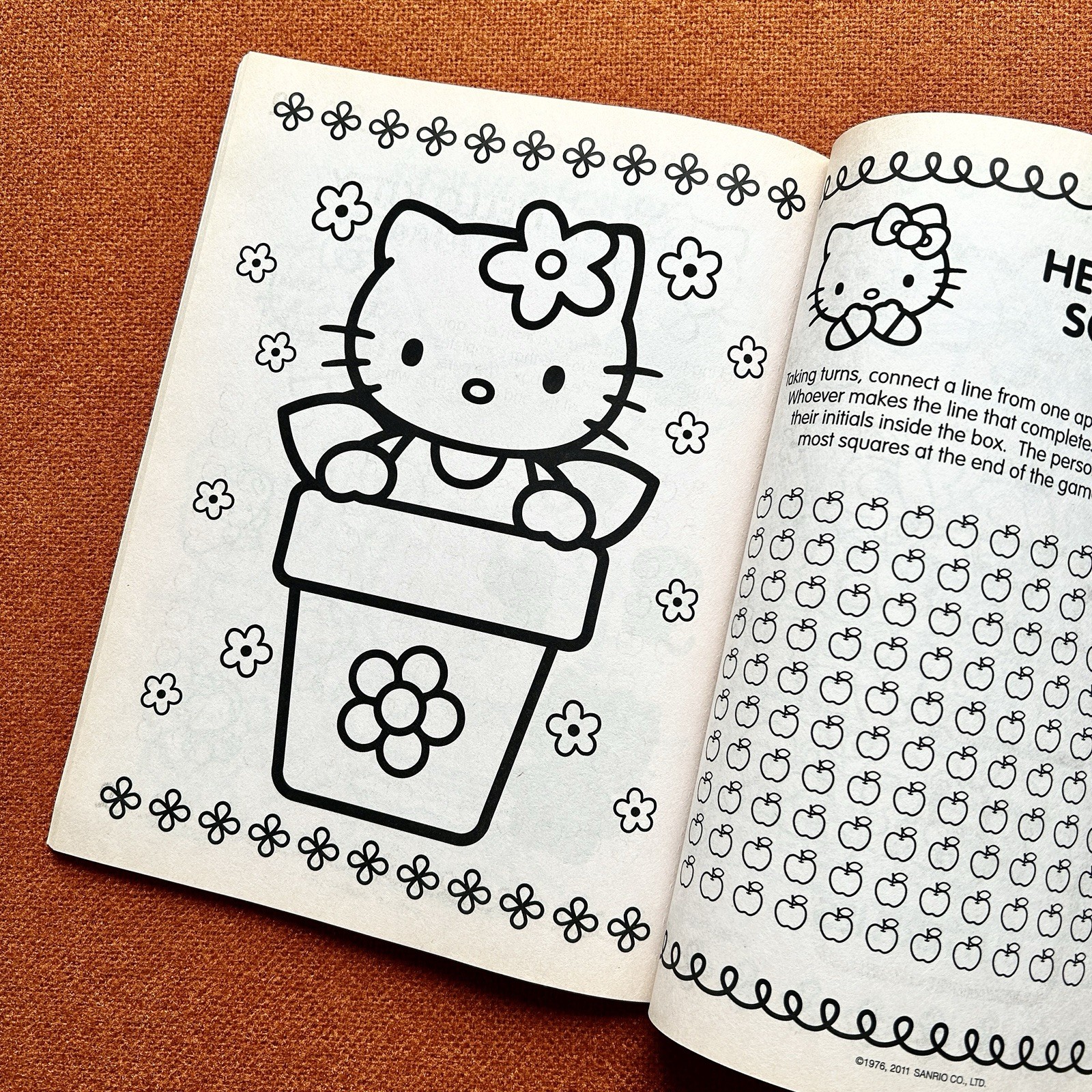 Unused 2011 Sanrio Hello Kitty Coloring & Activity Book Bendon Made In USA