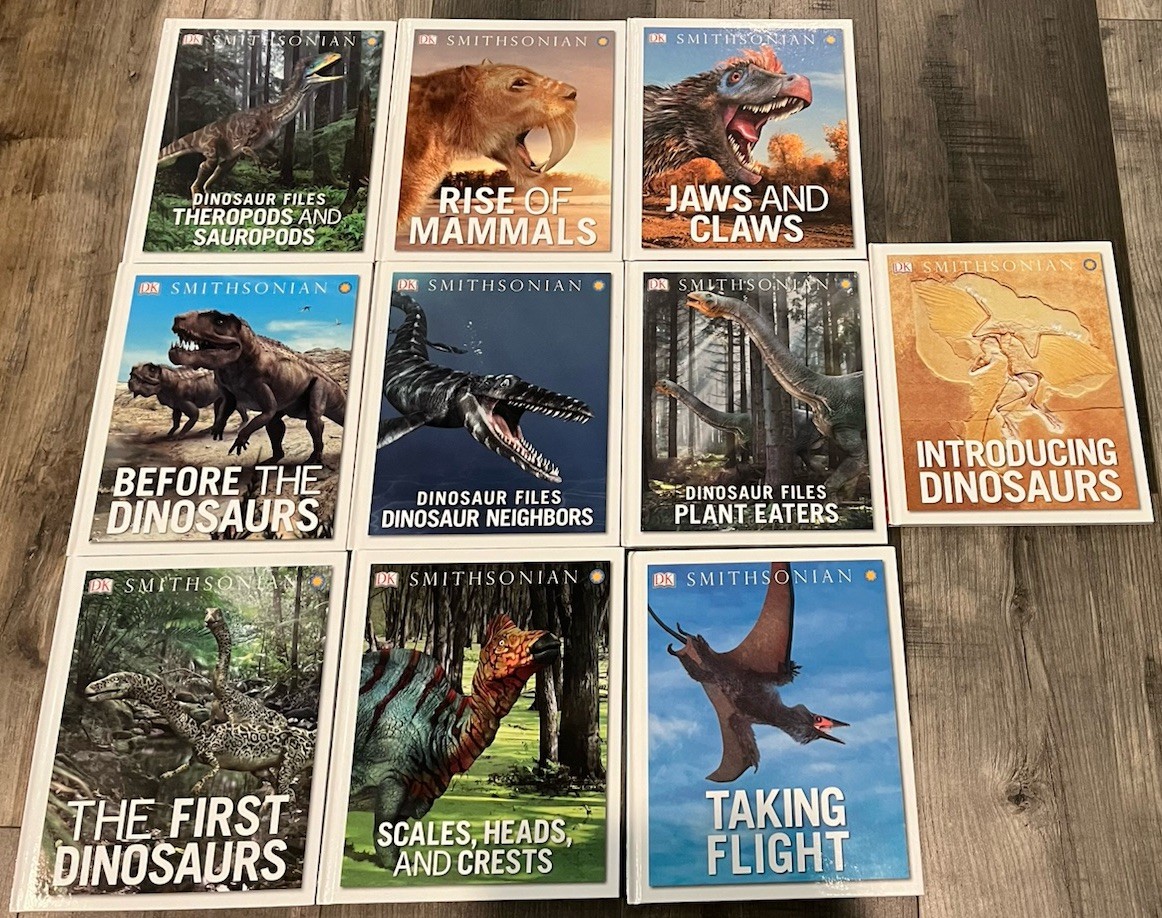 Lot 10 DK Smithsonian Introducing Dinosaurs Educational Children’s HC Books