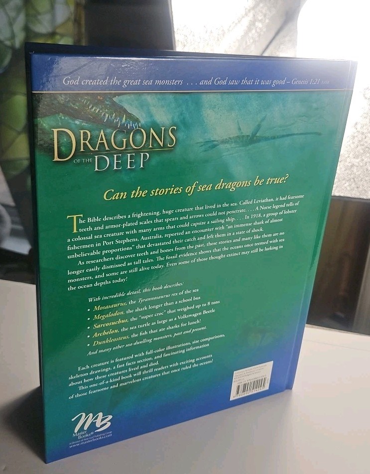 Dragons of the Deep Ocean Monsters Past and Present by Carl Wieland 2005 #1182
