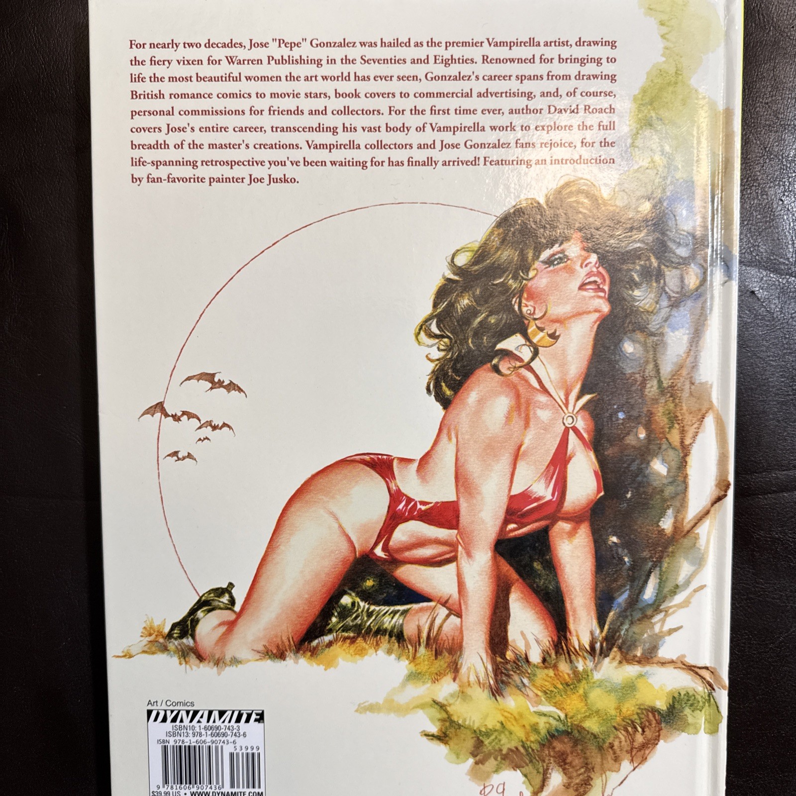 The Art of Jose Gonzalez Hardcover by David Roach Dynamite Third Printing
