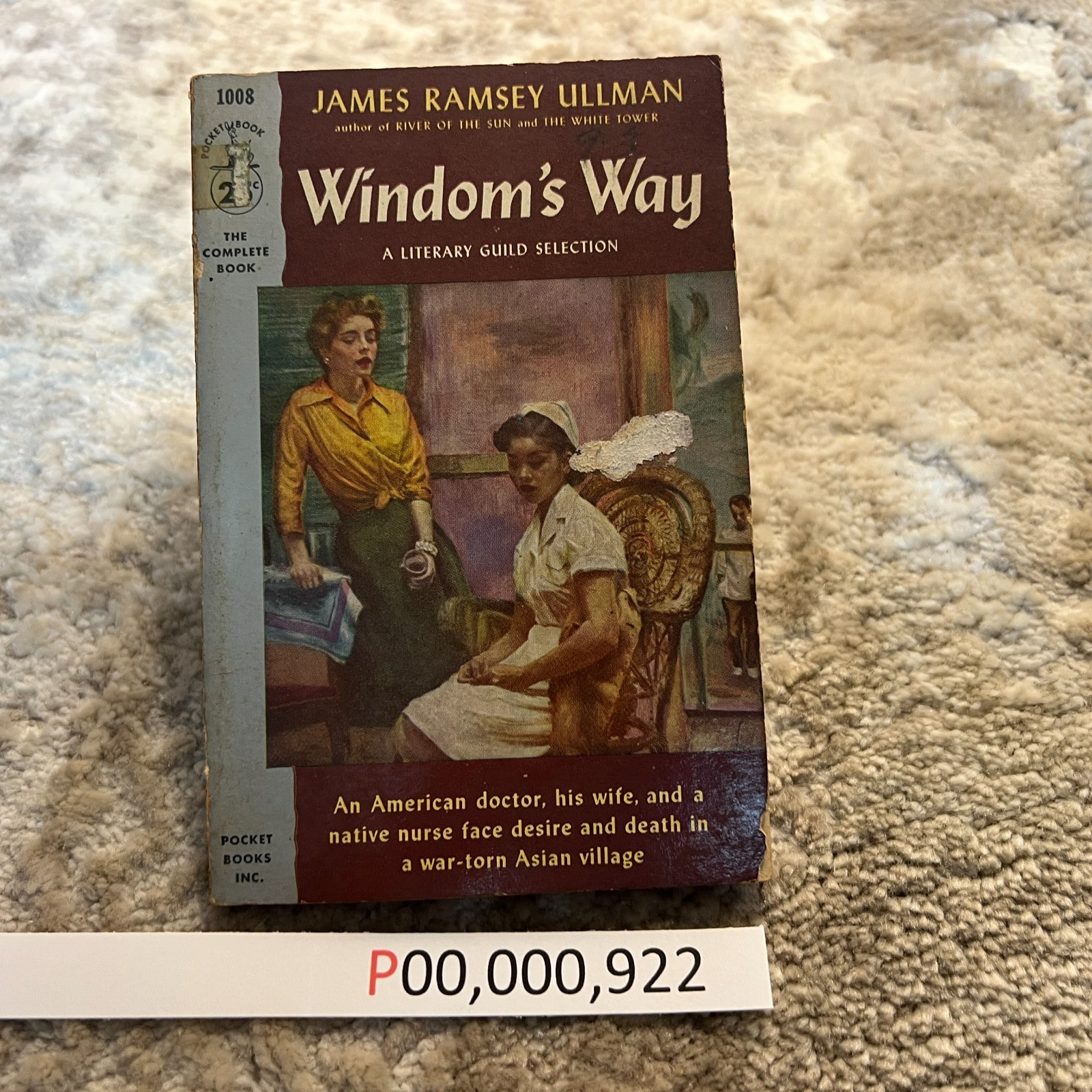Windom’s Way Medical Romance Paperback by James Ramsey Ullman Pocket Books 1954