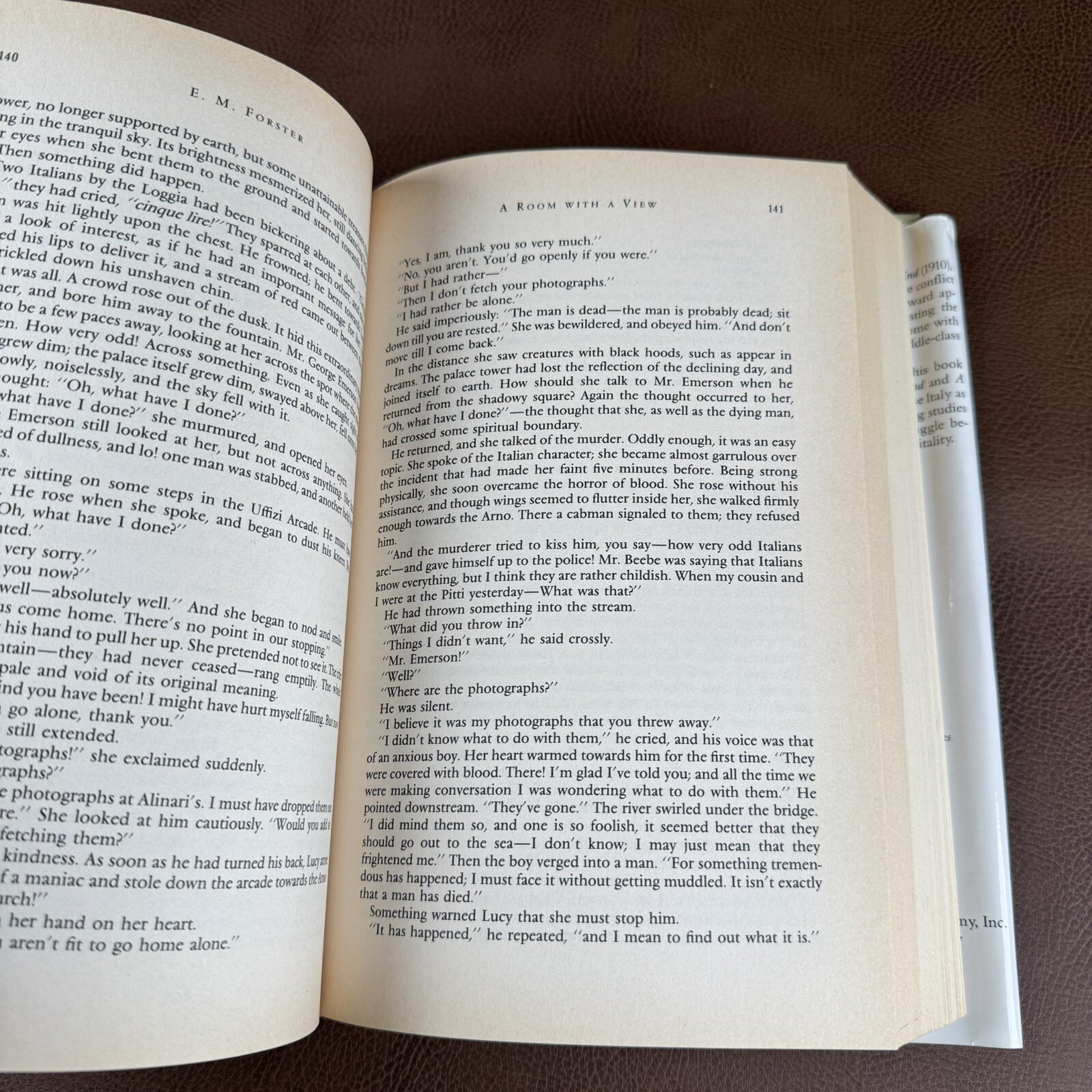 E. M. Foster Three Complete Novels : Howards End ; A Room With a View ; Where ..