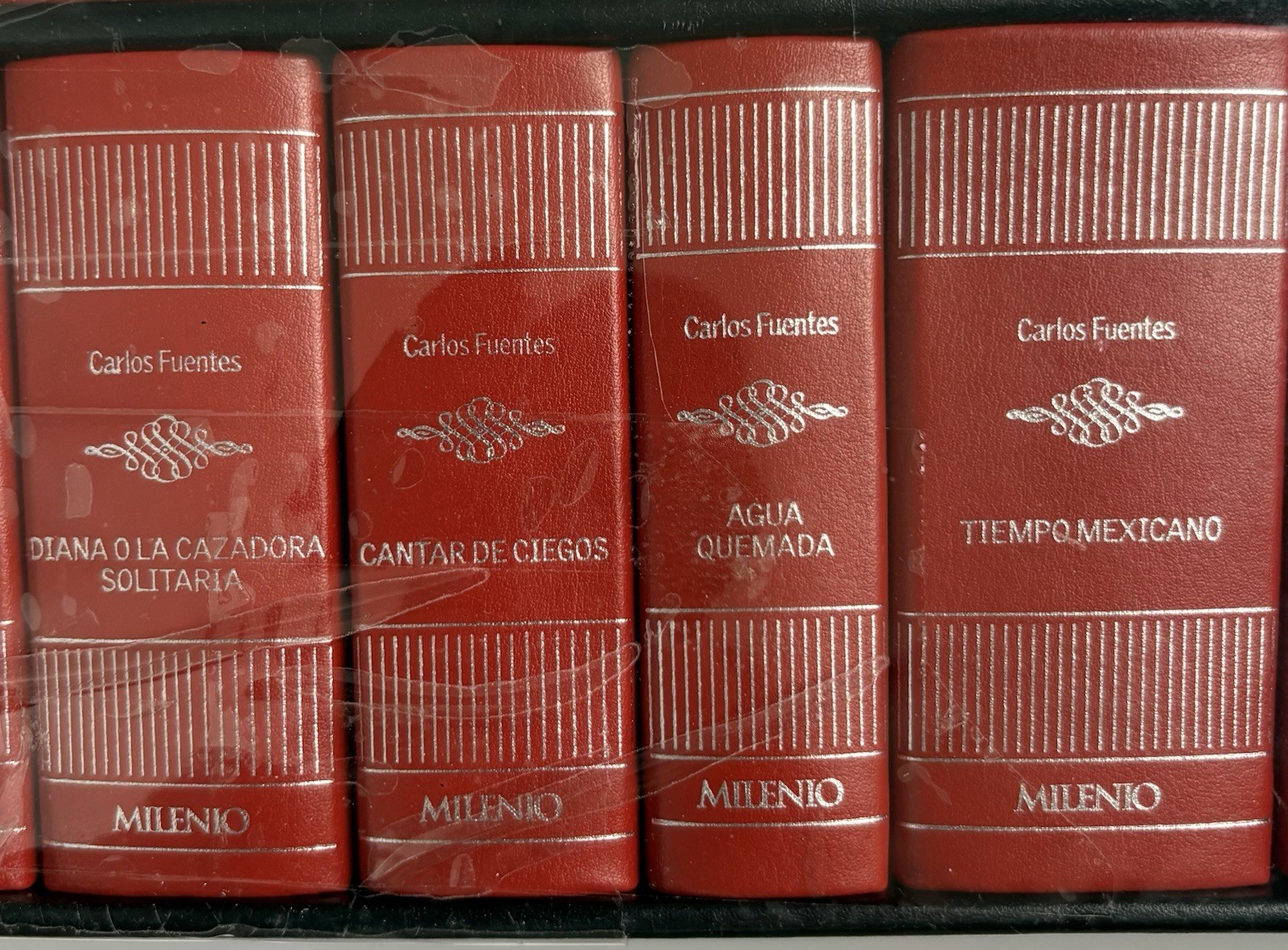 Carlos Fuentes Milenio Complete Book Set Sealed Spanish Collection Rare HTF OOP
