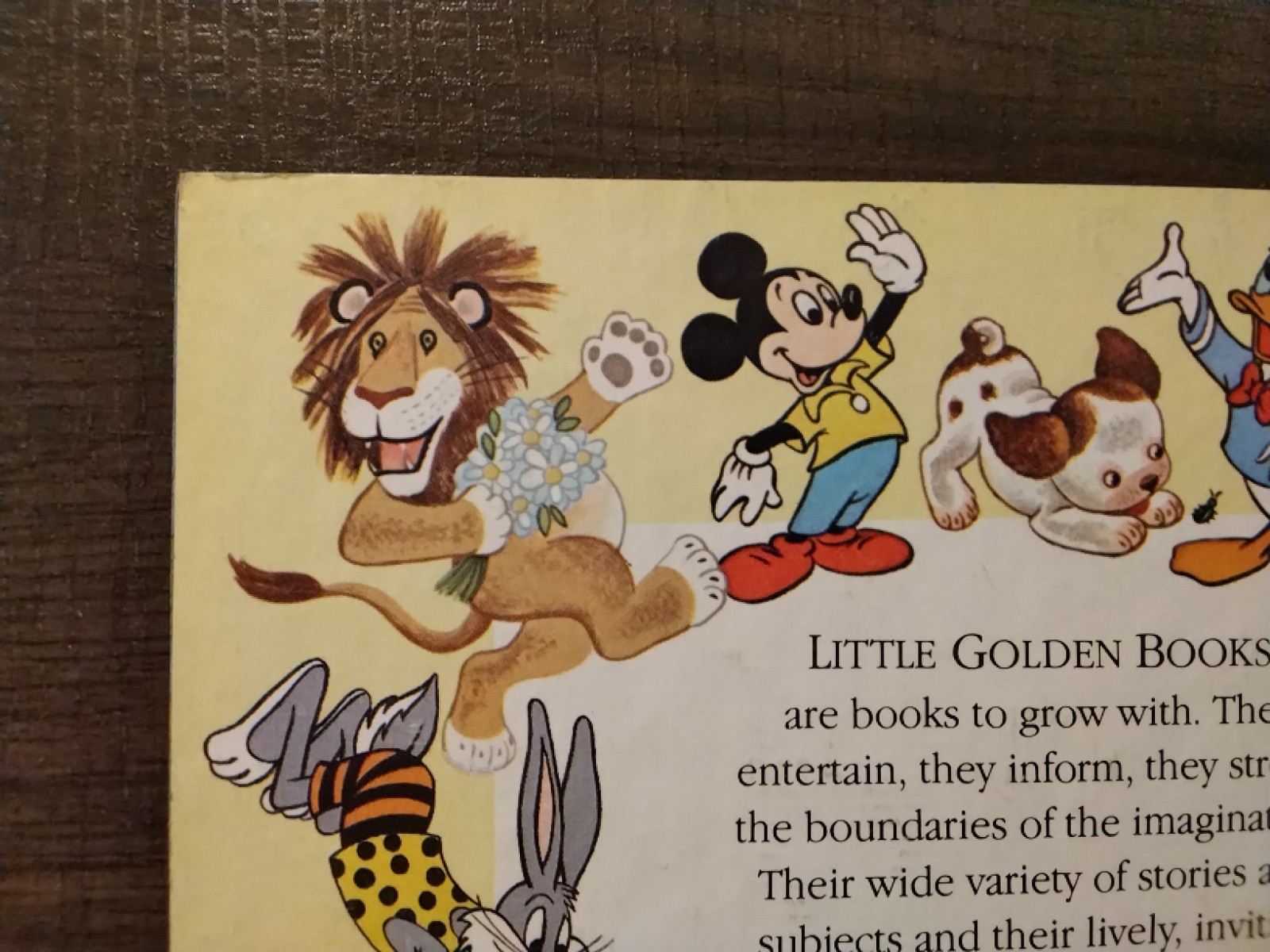 A Little Golden Book-Walt Disney’s-Mickey Mouse And Goofy The Big Bear Scare
