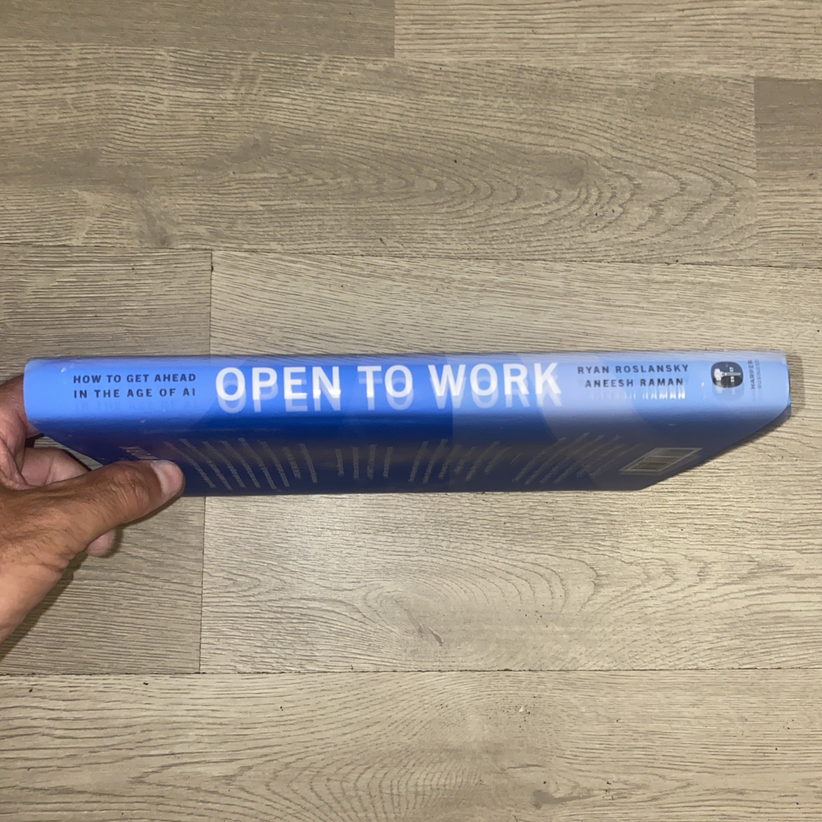 Open to Work How to Get Ahead in the Age of AI HC Book Ryan Roslansky
