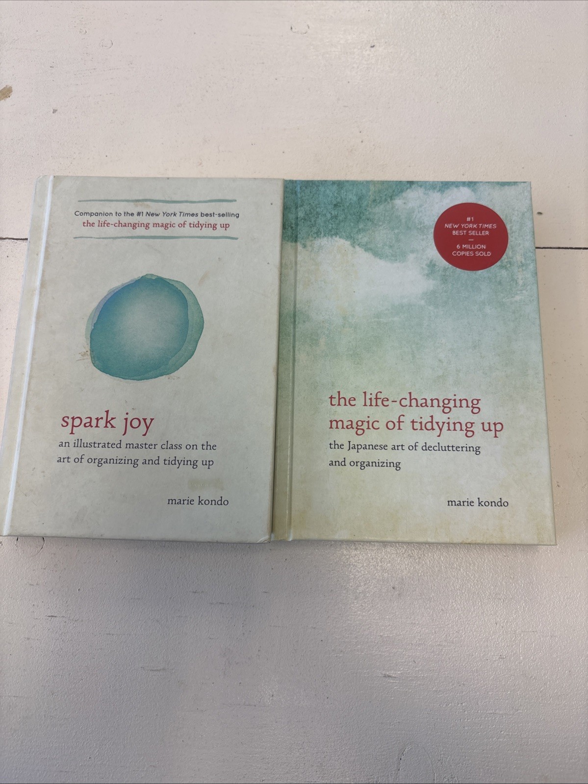 Marie Kondo Spark Joy & Life-Changing Magic Tidying Up Hardcover Ten Speed Press