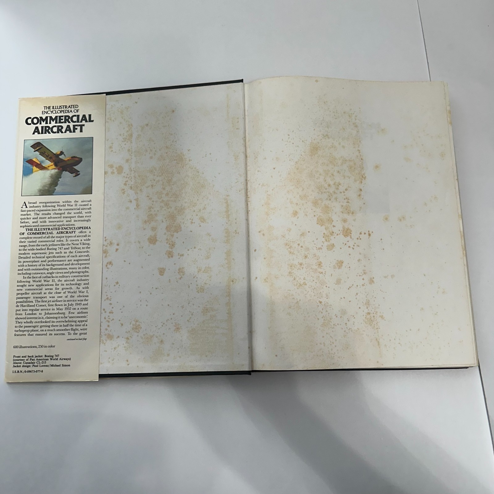 1983 Illustrated Encyclopedia Commercial Aircraft Bill Gunston Aviation Exeter