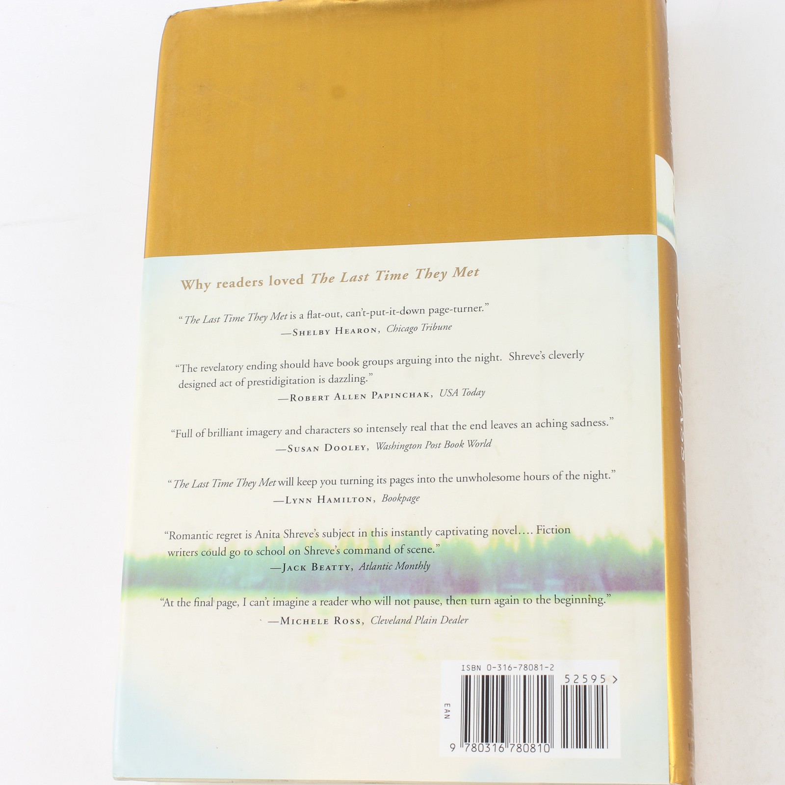 Sea Glass by Anita Shreve 2002 First Edition Hardcover – Good Condition