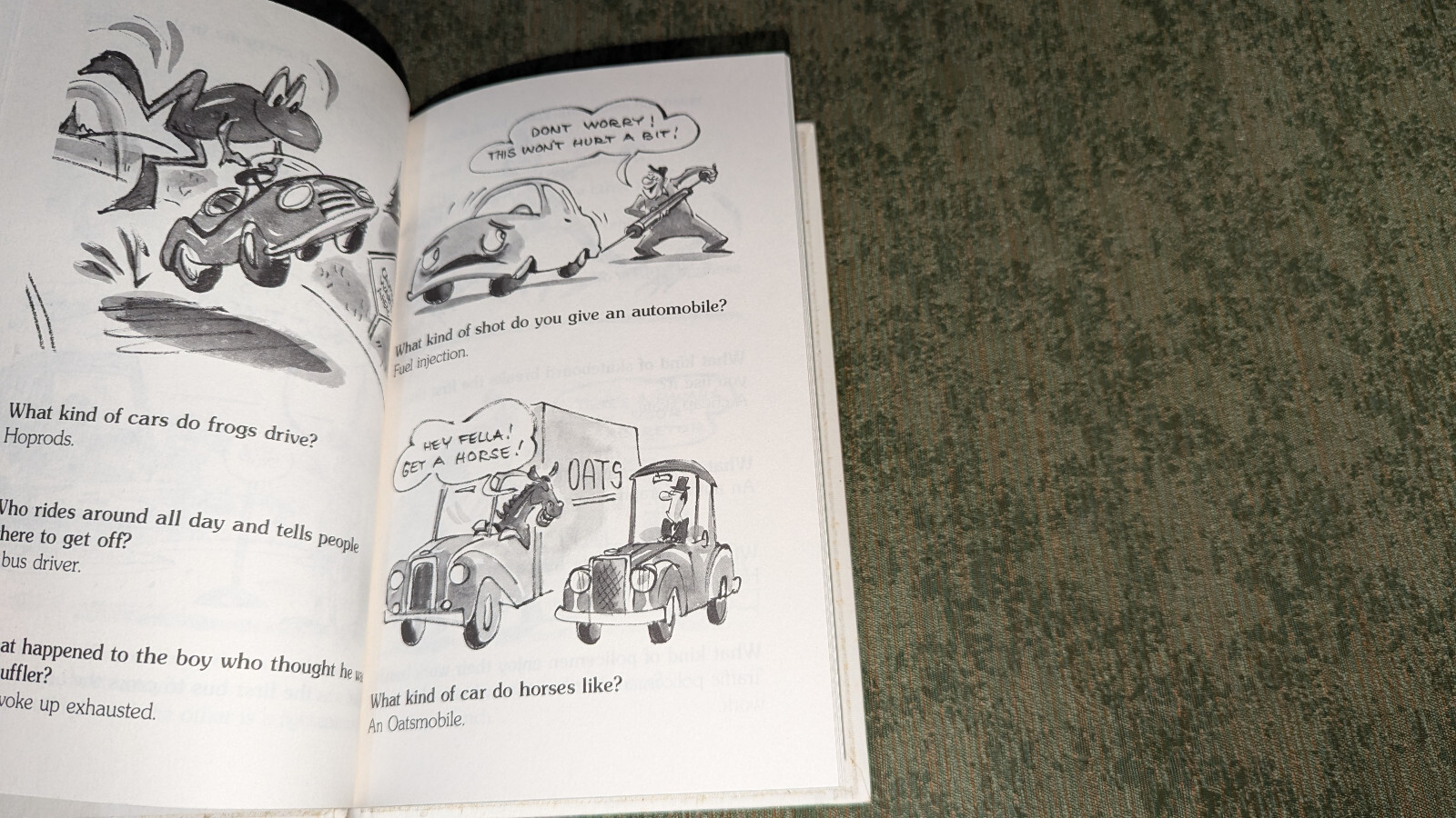 DRIVING ME CRAZY: FUN ON WHEELS JOKES By Charles Keller & Lee Lorenz – Hardcover