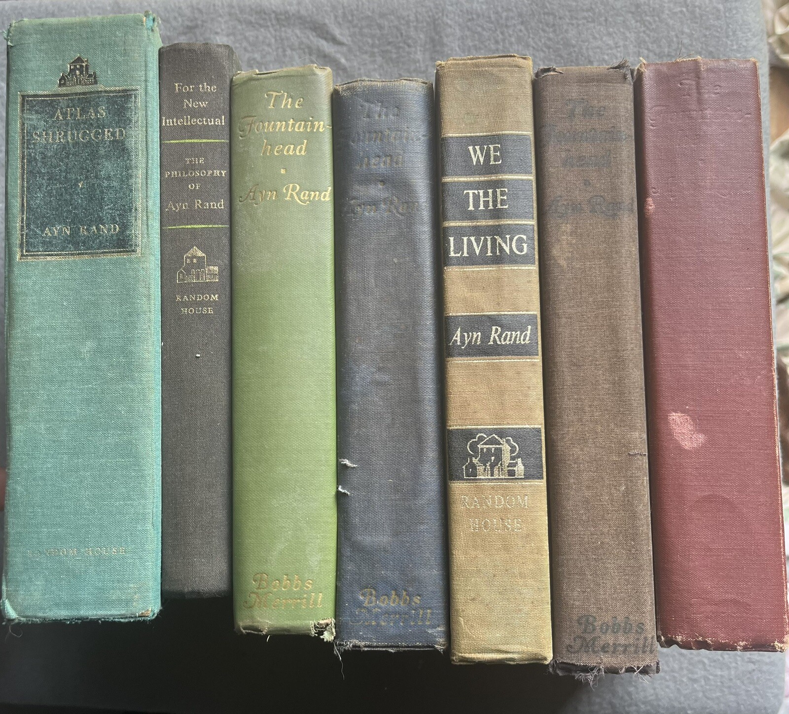 Set Of 7 Ayn Rand Books