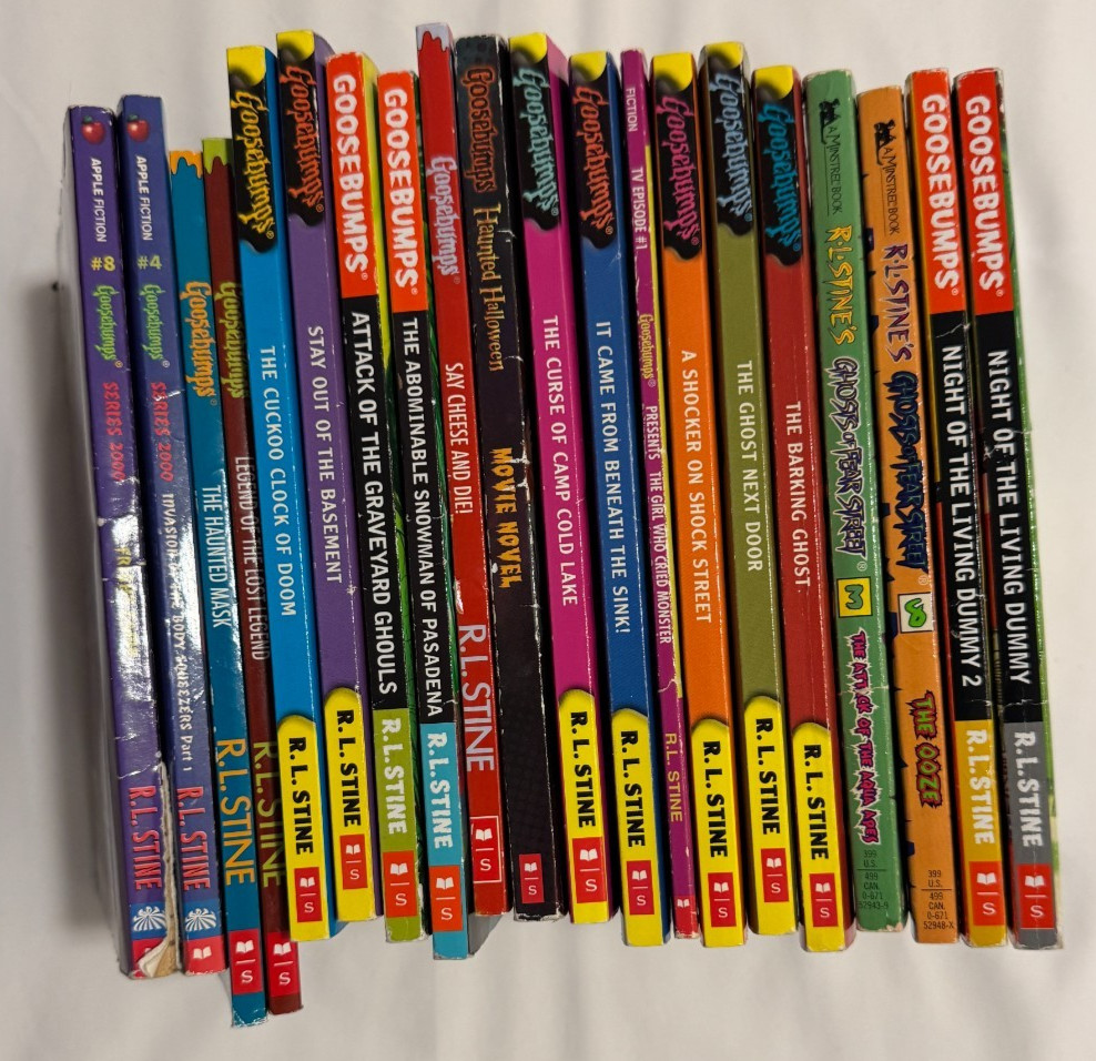 (20) Misc. Goosebumps Books – Varied Condition Most Good Condition – Kids Horror