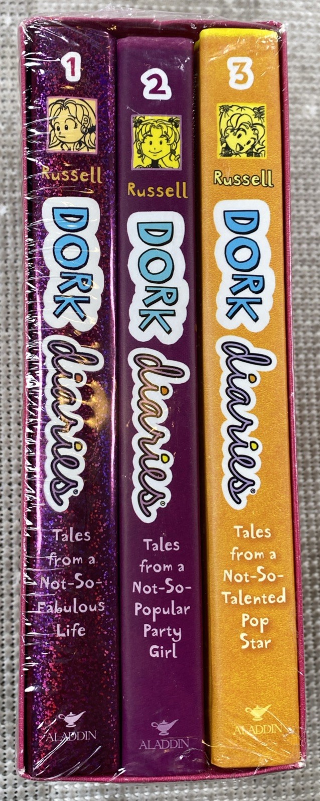 Dork Diaries Boxed Set Books 1-3 Rachel Renee Russell Brand New