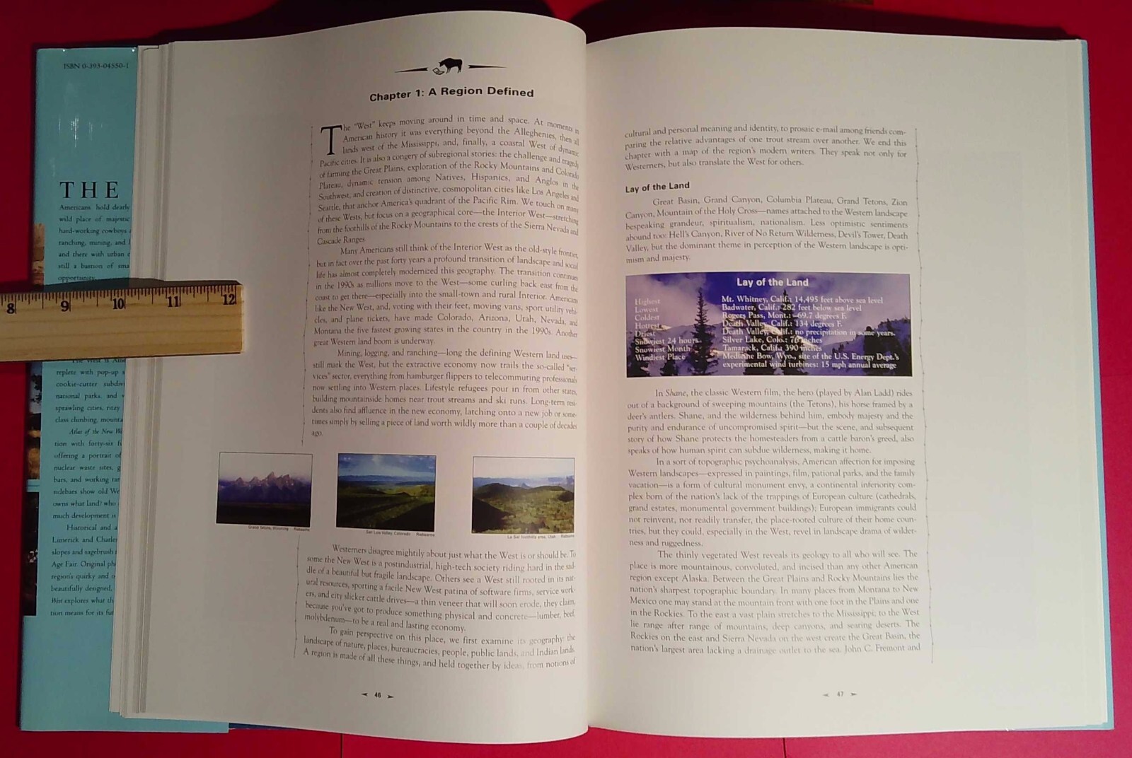 Atlas of the New West, Riebsame, 1997, 1st edition, signed/personalized (A418)