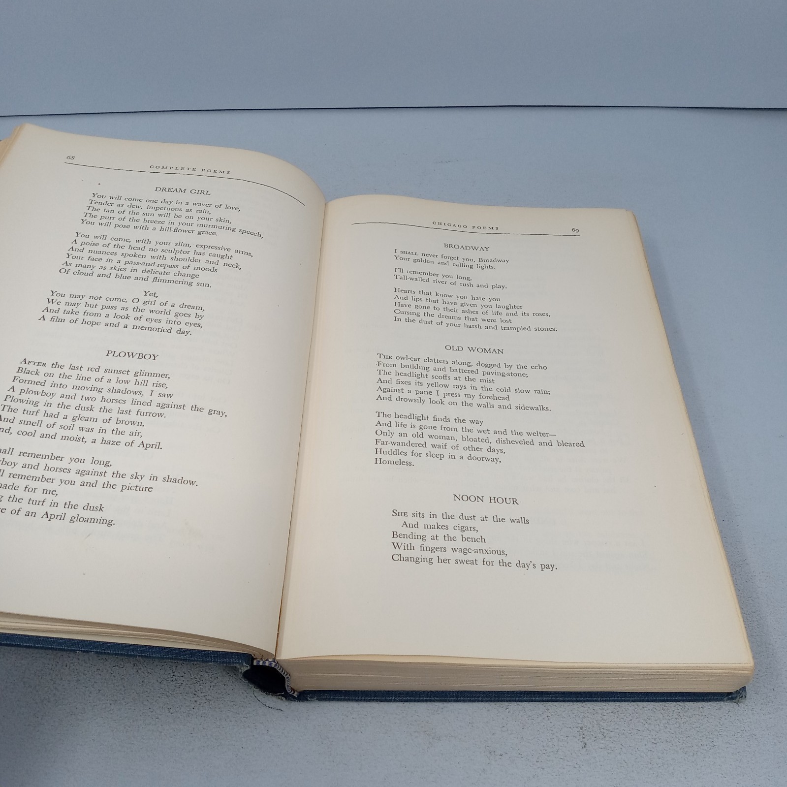 Complete Poems: 1950 Harcourt, Brace and Company Hardcover by Carl Sandburg