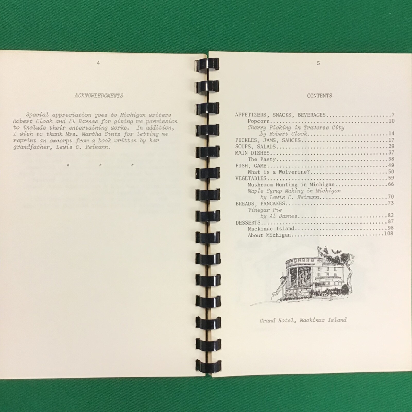 Lansing Michigan Cooking by Carole Eberly Vtg 1977 Cookbook SEE INDEX 4th Print