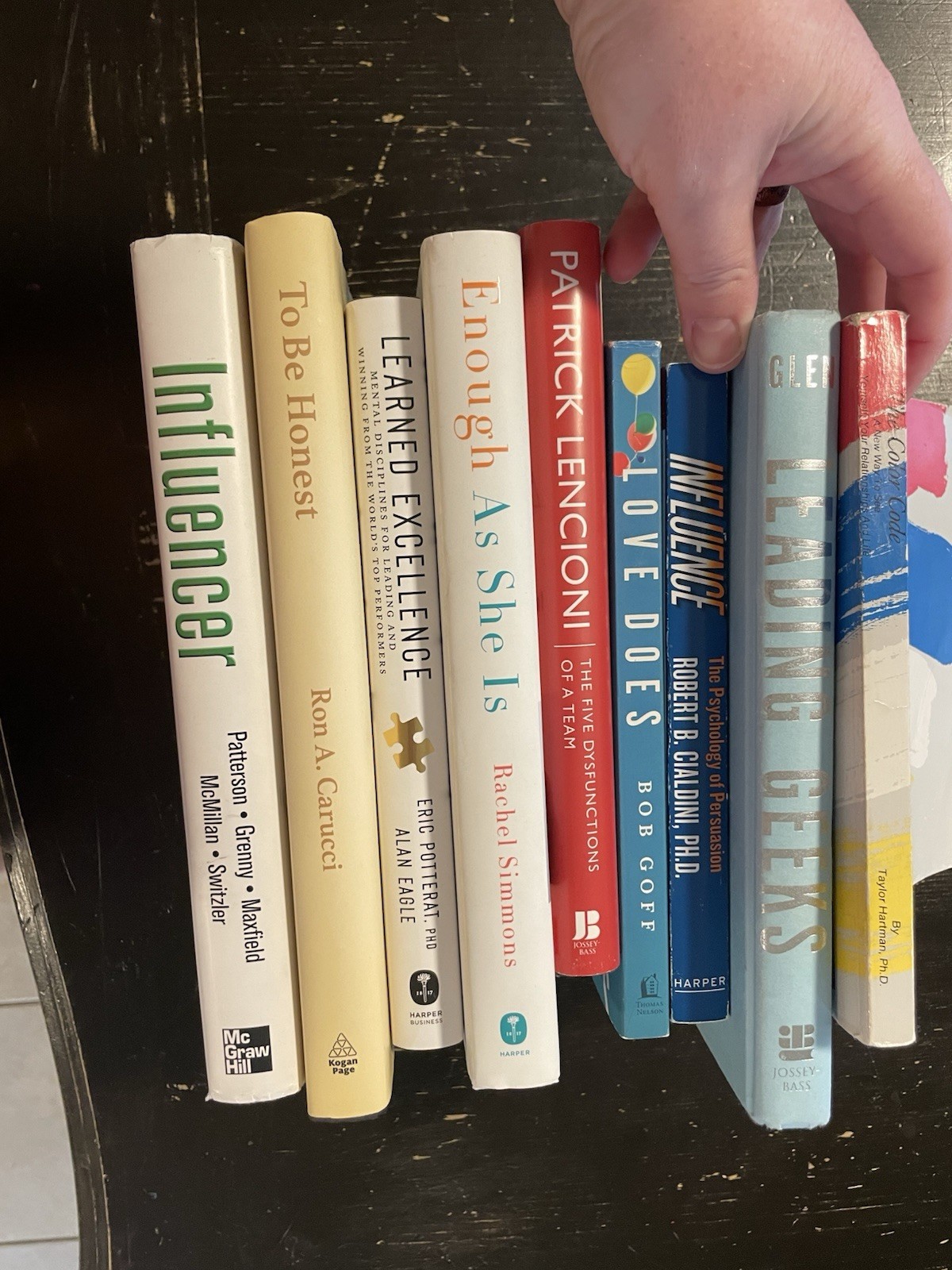 Mixed lot Of leadership books Set Of 9 Bestsellers Hardback Paperback